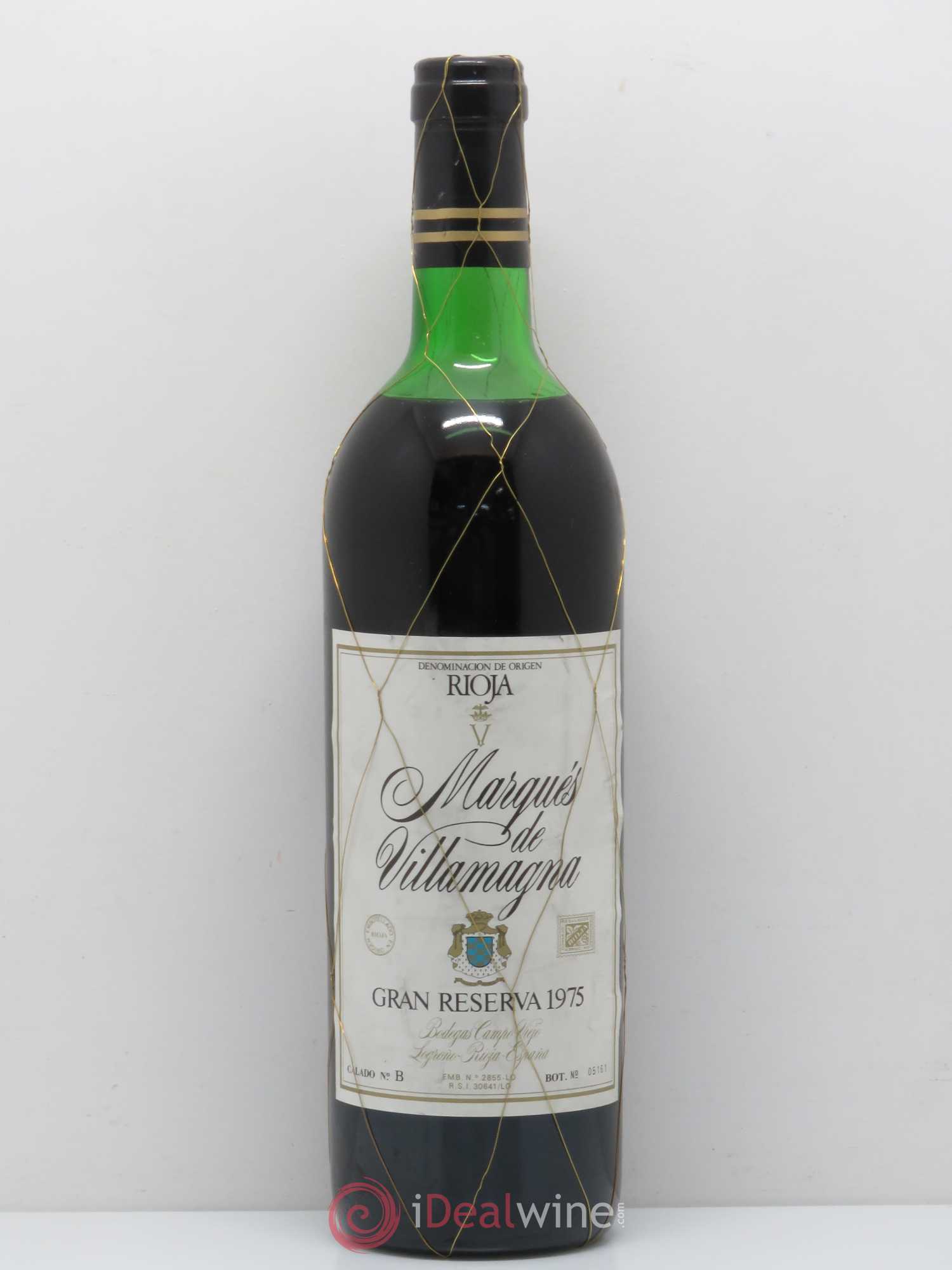 Rioja DOCA Gran Reserva Marques de Villamagna 1975 - Lot of 1 bottle - 0