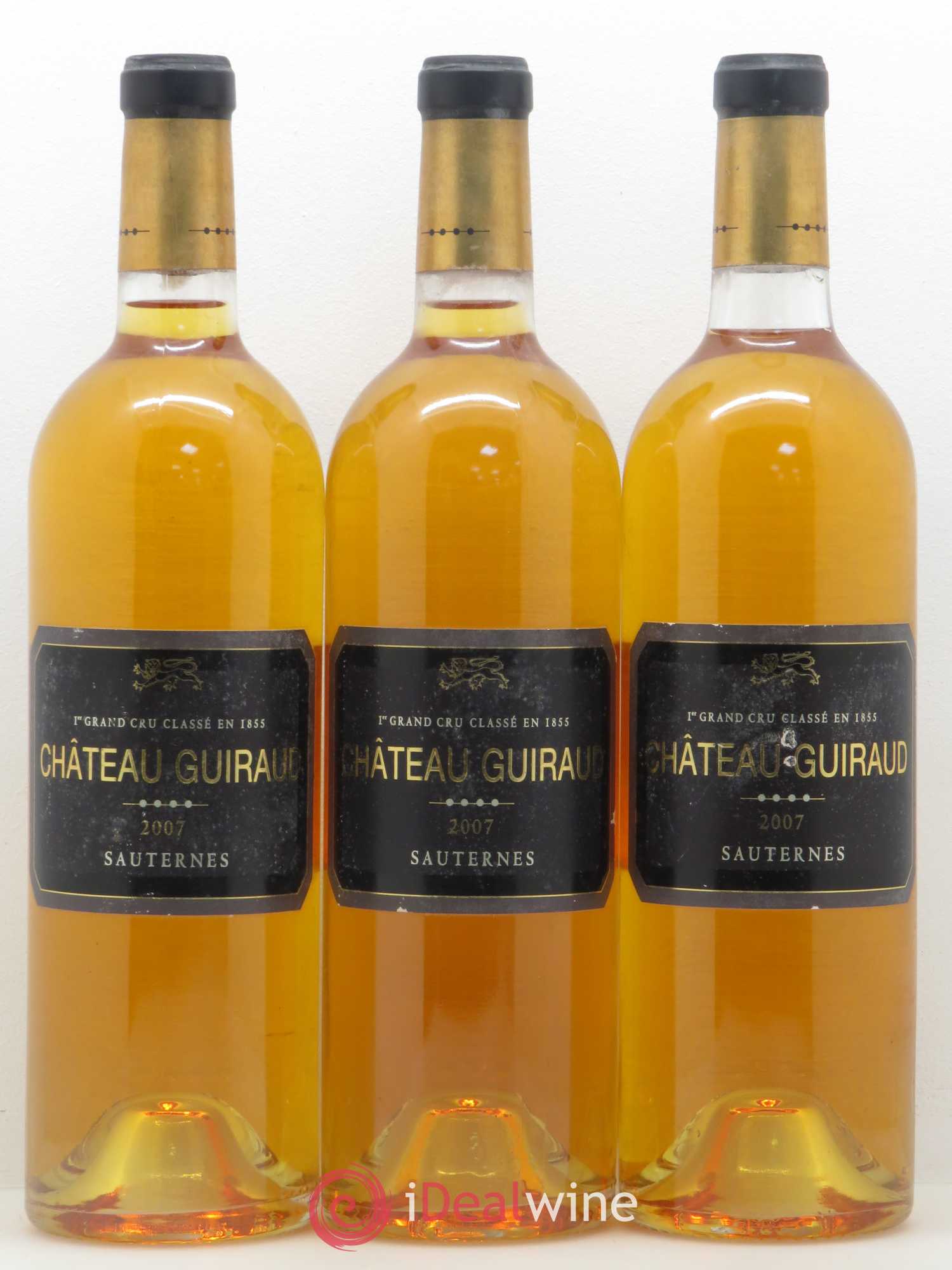 Château Guiraud 1er Grand Cru Classé 2007 - Lotto di 3 bottiglie - 0