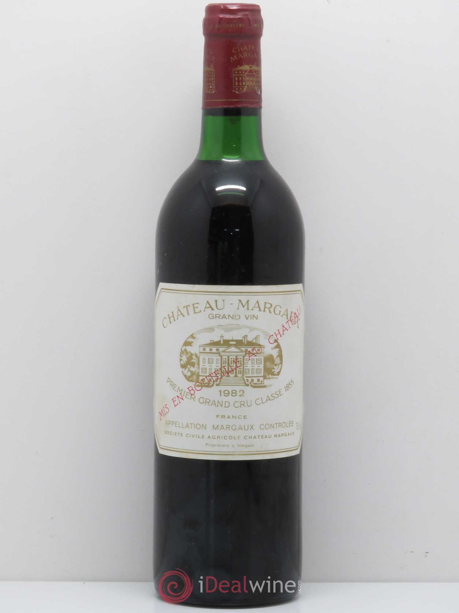 Château Margaux 1er Grand Cru Classé 1982 - Lot de 1 bouteille - 0
