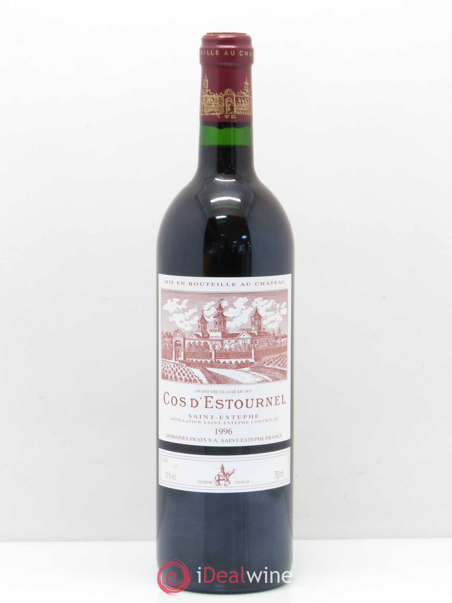 Cos d'Estournel 2ème Grand Cru Classé 1996 - Lot de 1 bouteille - 0