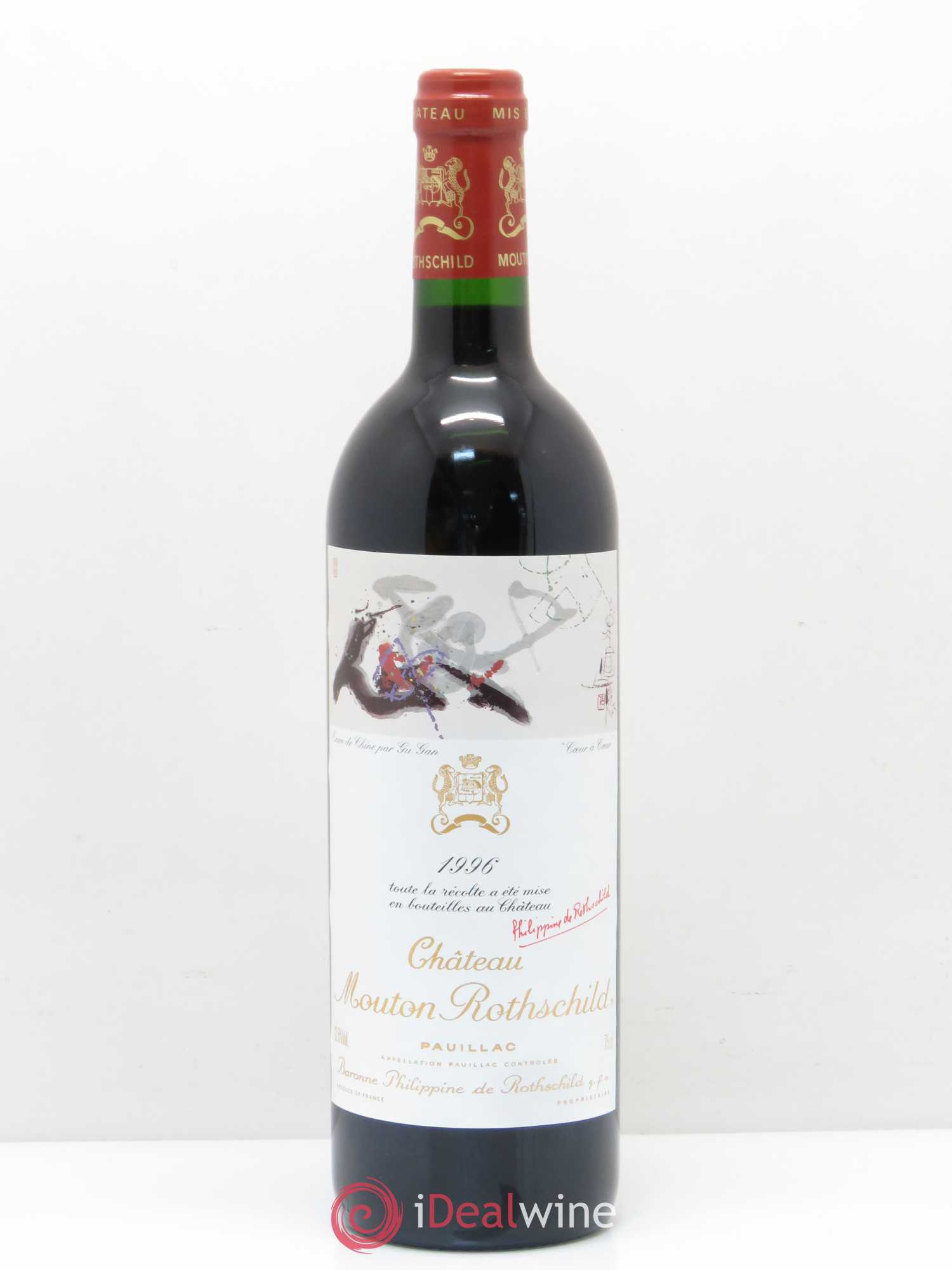 Château Mouton Rothschild 1er Grand Cru Classé 1996 - Lot de 1 bouteille - 0
