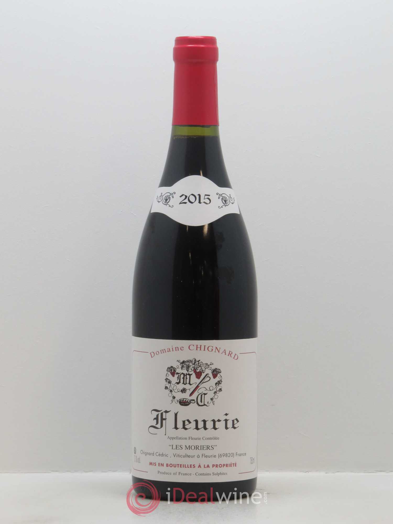 Fleurie Les Moriers Chignard (Domaine) 2015 - Lot de 1 bouteille - 0