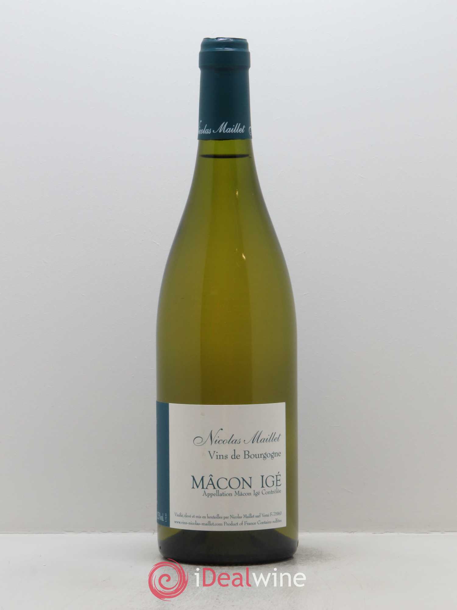 Mâcon-Igé Nicolas Maillet 2016 - Lot de 1 bouteille - 0