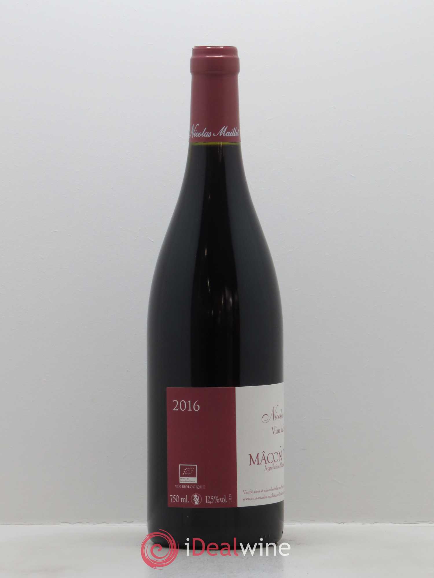 Mâcon-Verzé Nicolas Maillet 2016 - Lot de 1 bouteille - 1