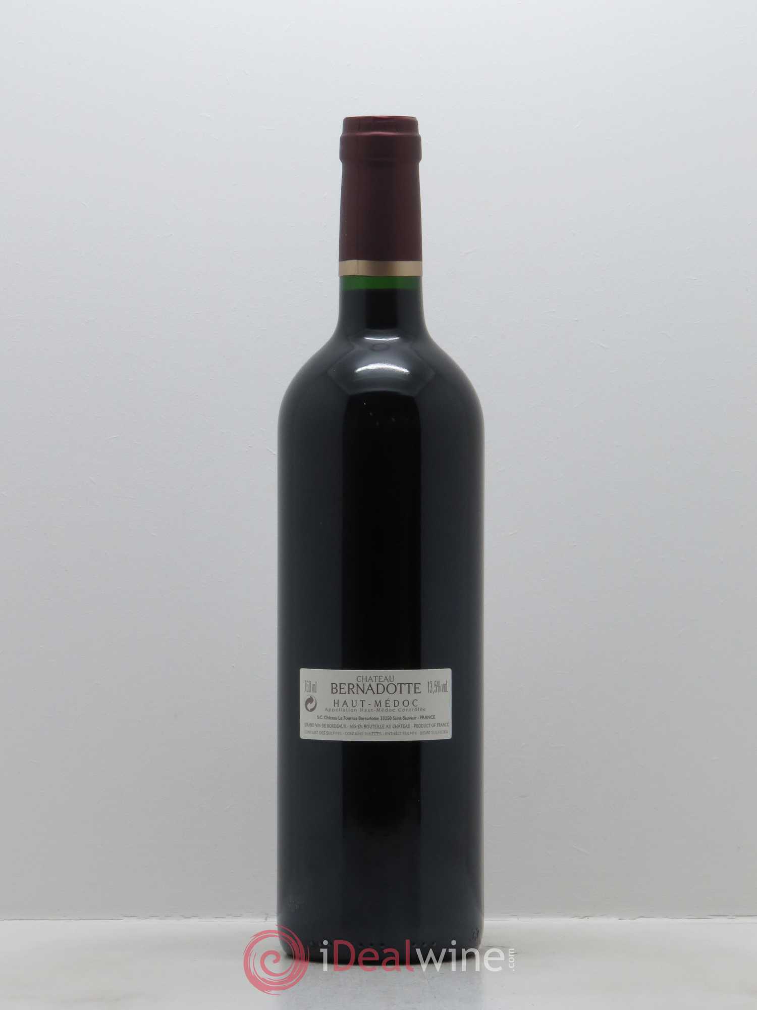 Château Bernadotte 2009 - Lot de 1 bouteille - 1