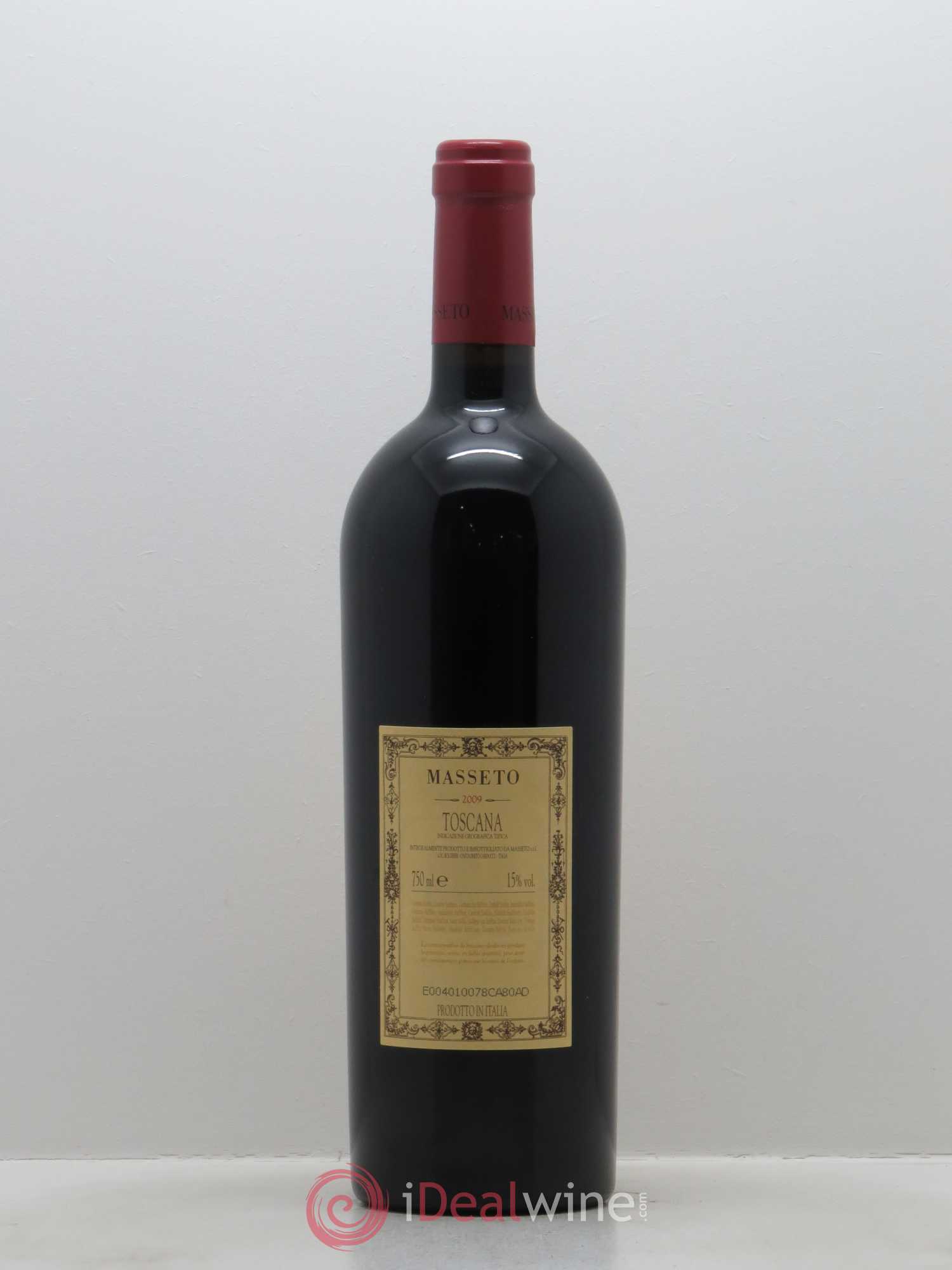 Toscana IGT Tenuta Dell'Ornellaia Masseto Frescobaldi 2009 - Lot de 1 bouteille - 1