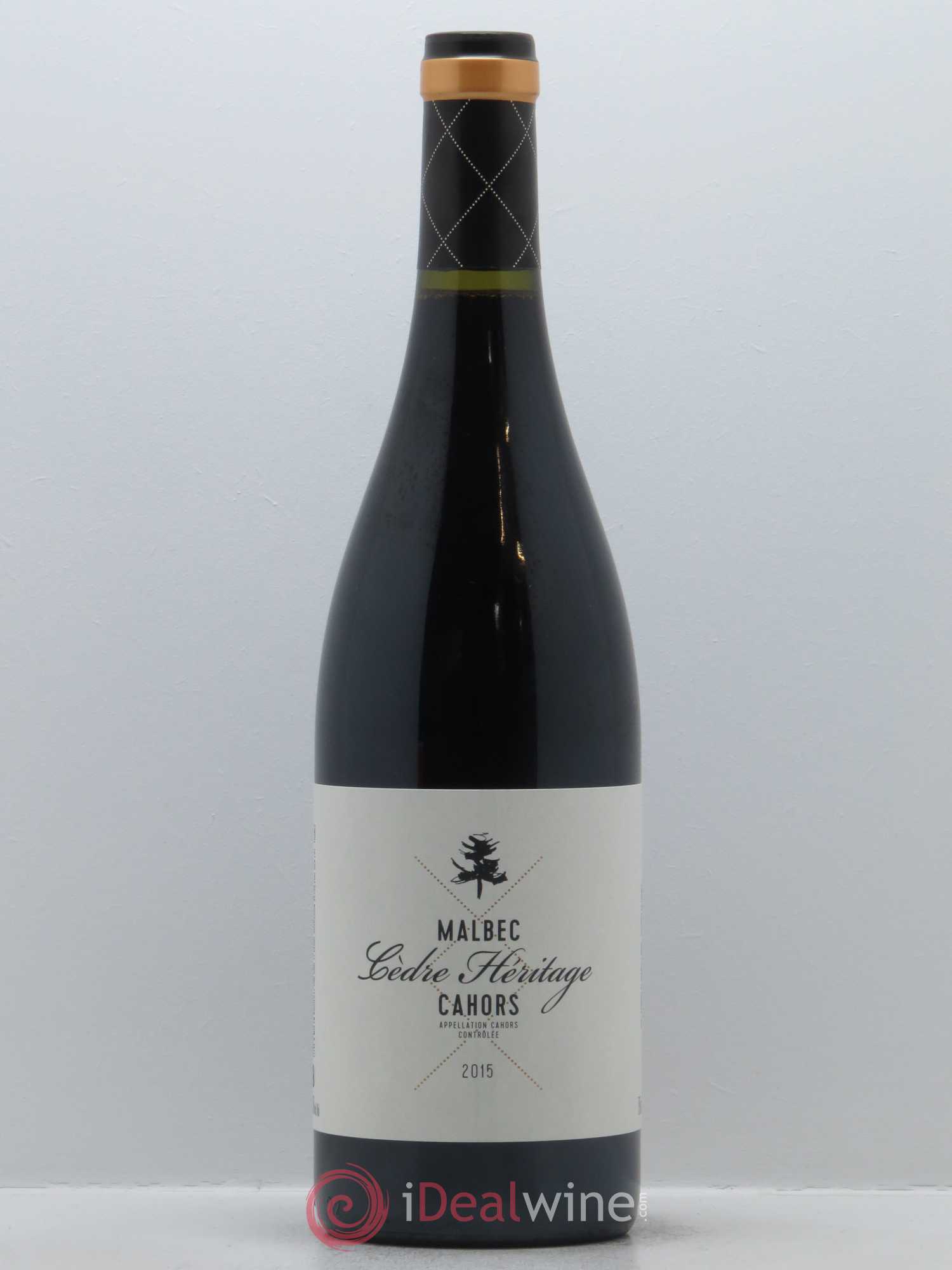 Cahors Château du Cèdre Héritage Pascal et Jean-Marc Verhaeghe 2015 - Lot de 1 bouteille - 0