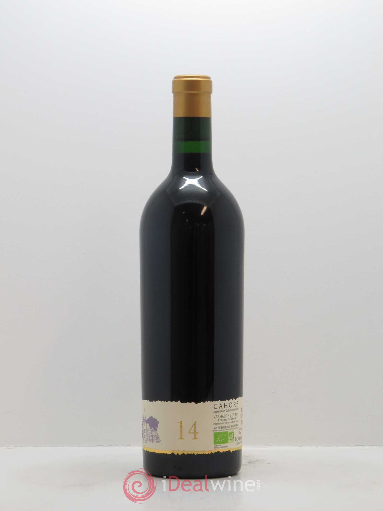 Cahors Château du Cèdre GC Pascal et Jean-Marc Verhaeghe 2014 - Lot de 1 bouteille - 1