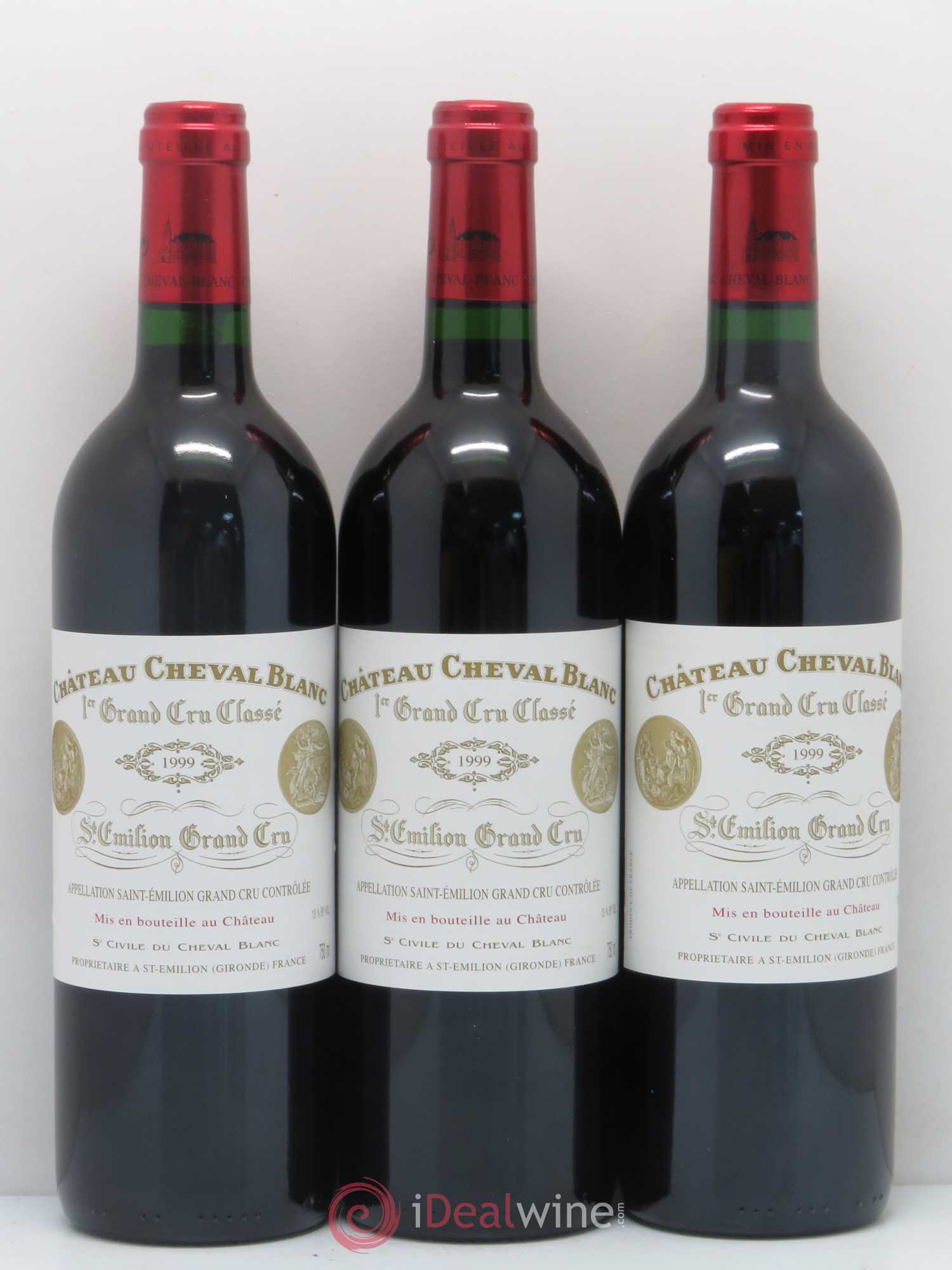 Château Cheval Blanc 1er Grand Cru Classé A 1999 - Lot de 12 bouteilles - 2
