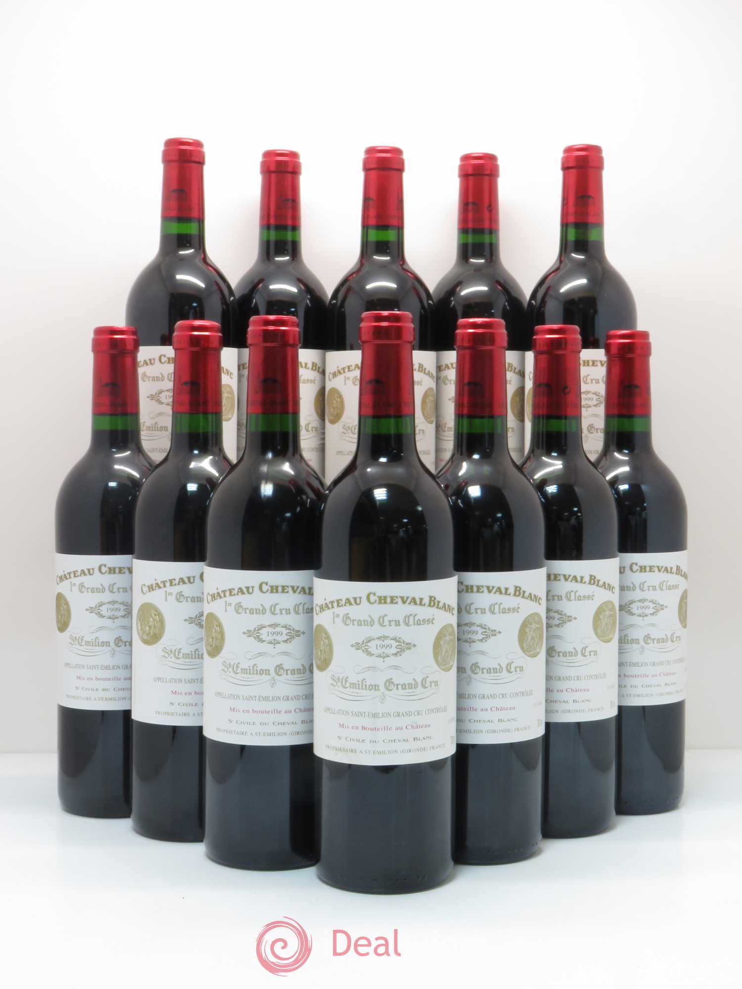 Château Cheval Blanc 1er Grand Cru Classé A 1999 - Lot de 12 bouteilles - 0