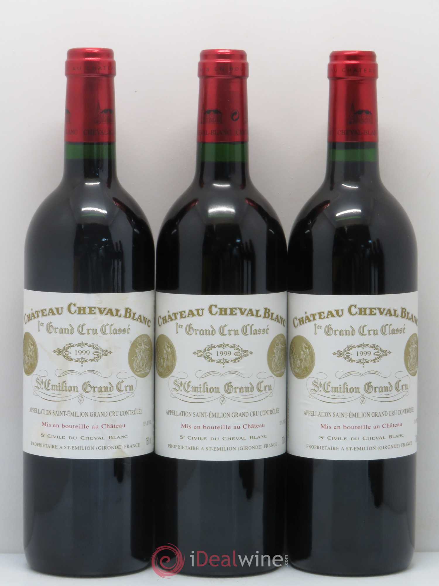 Château Cheval Blanc 1er Grand Cru Classé A 1999 - Lot de 12 bouteilles - 2