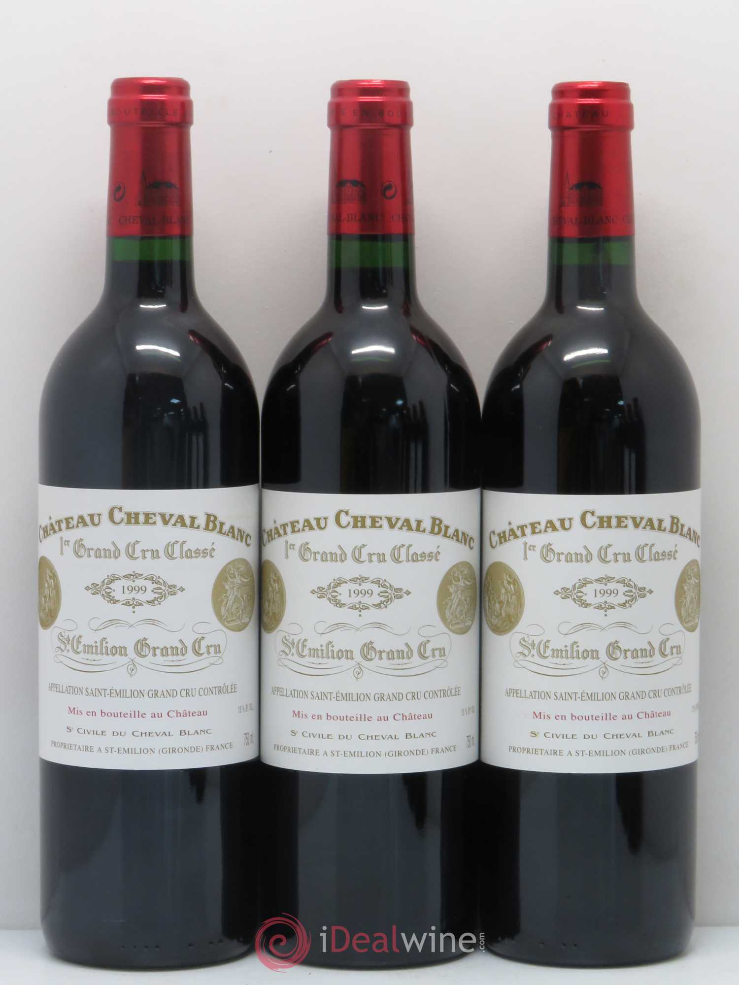 Château Cheval Blanc 1er Grand Cru Classé A 1999 - Lot de 12 bouteilles - 3