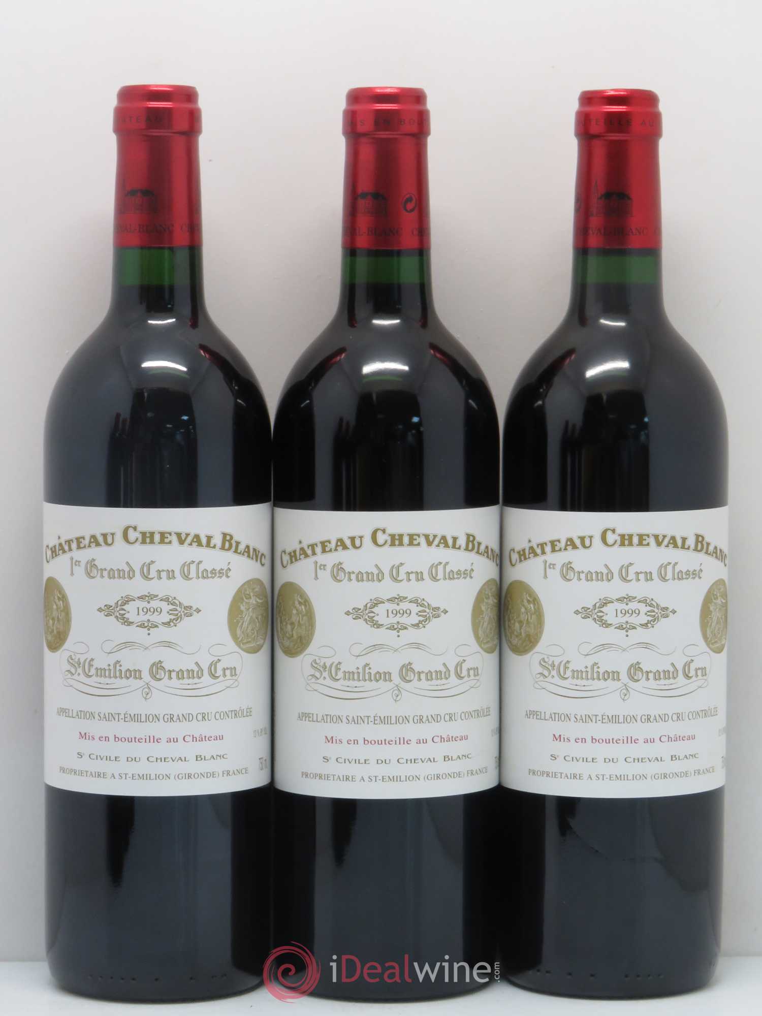 Château Cheval Blanc 1er Grand Cru Classé A 1999 - Lot de 12 bouteilles - 4