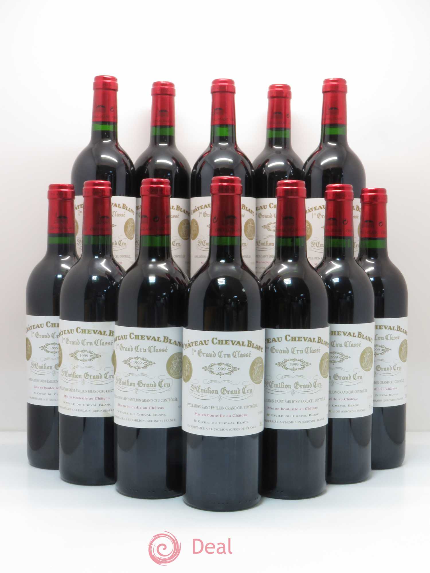 Château Cheval Blanc 1er Grand Cru Classé A 1999 - Lot de 12 bouteilles - 0