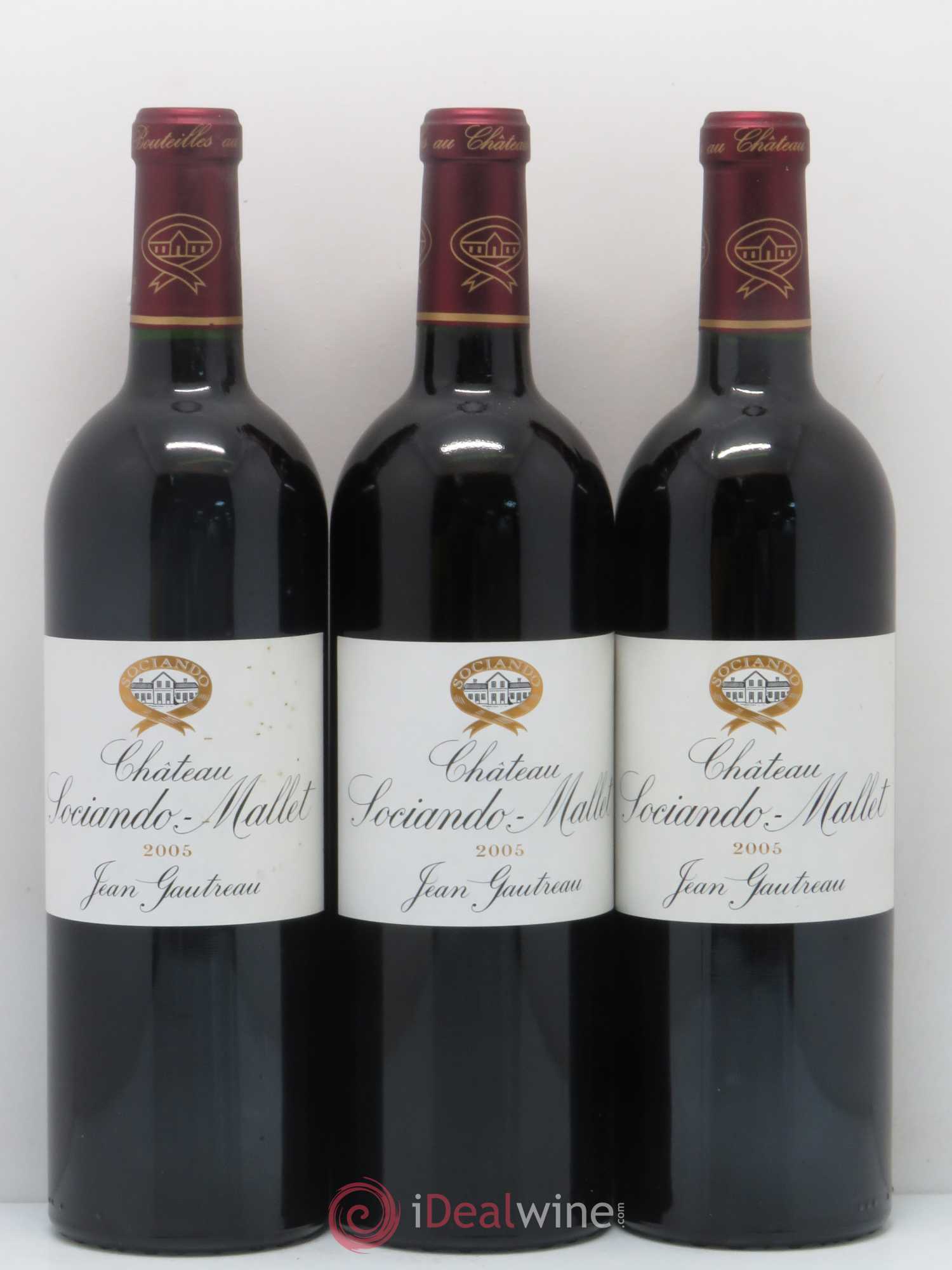 Château Sociando Mallet 2005 - Lot de 6 bouteilles - 2