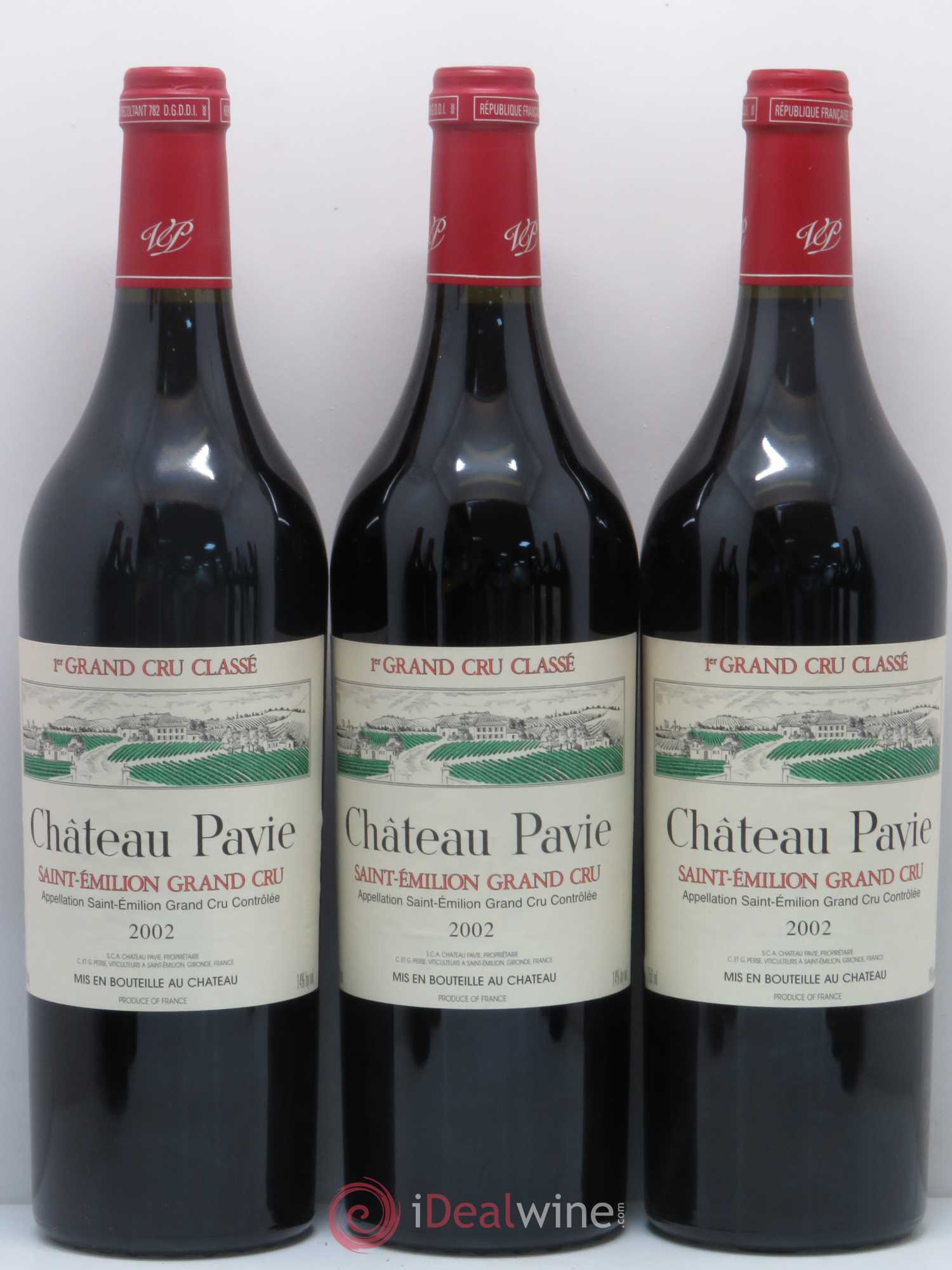 Château Pavie 1er Grand Cru Classé A 2002 - Lot de 12 bouteilles - 2