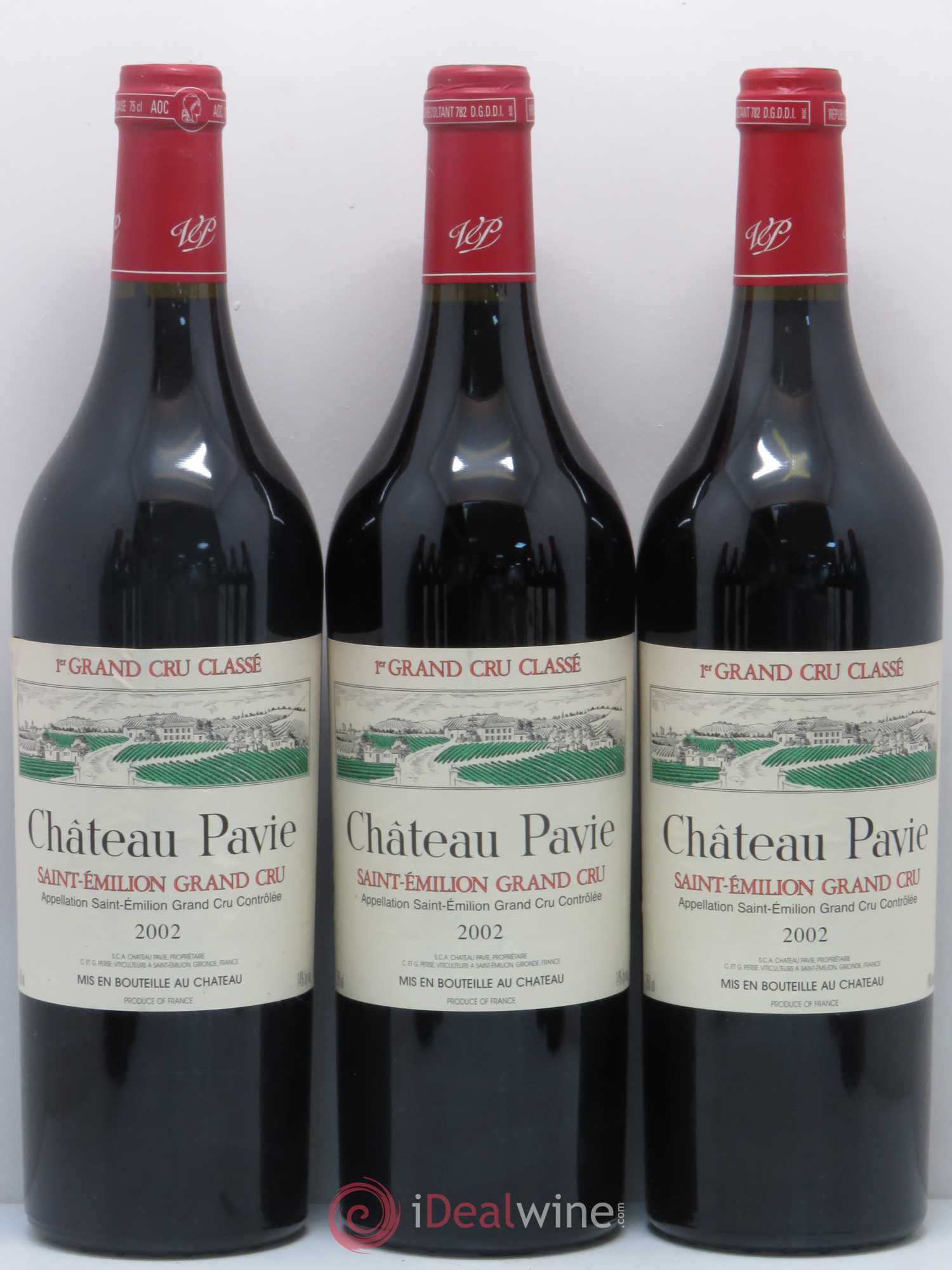 Château Pavie 1er Grand Cru Classé A 2002 - Lot de 12 bouteilles - 2