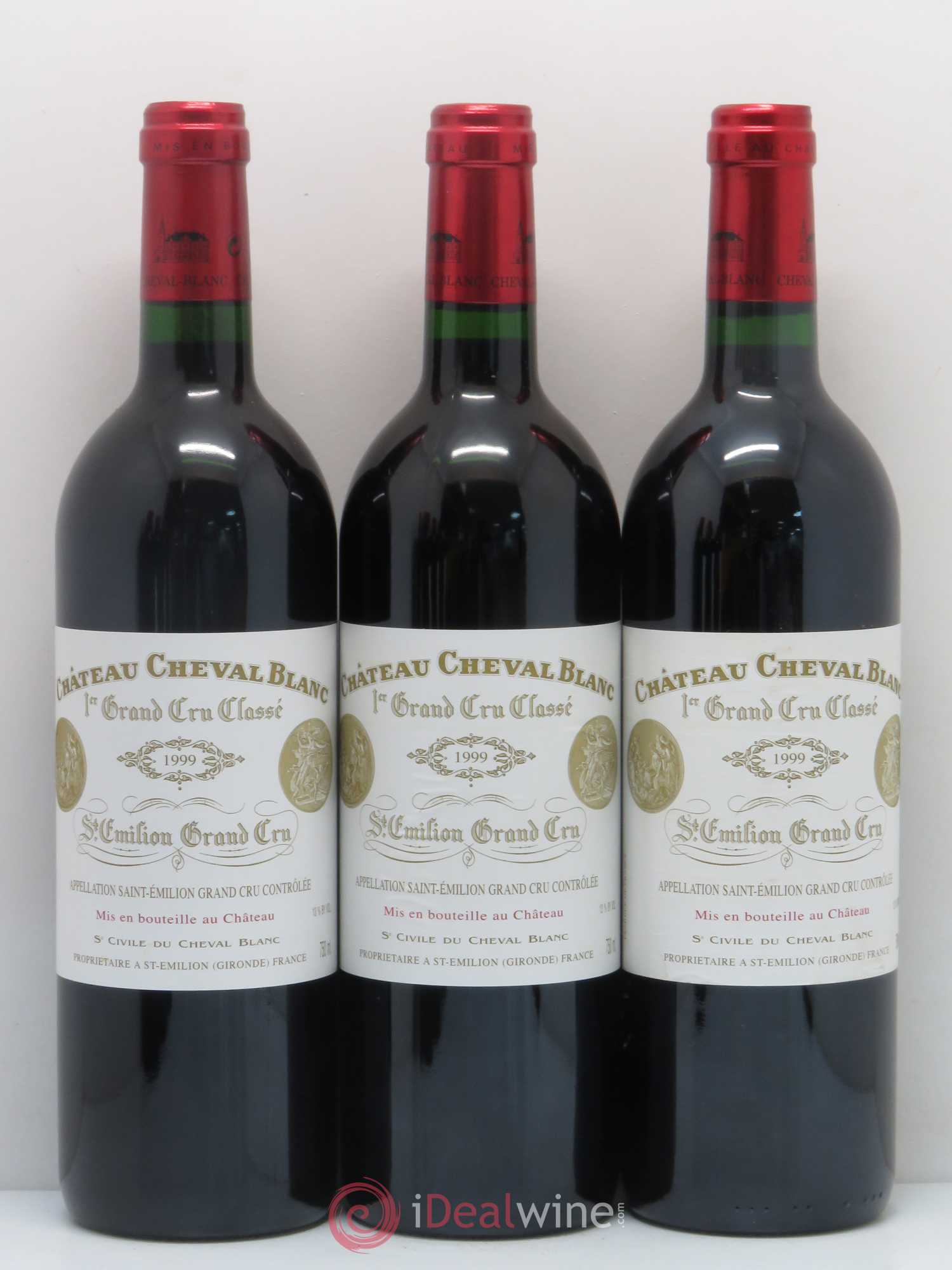 Château Cheval Blanc 1er Grand Cru Classé A 1999 - Lot de 12 bouteilles - 3