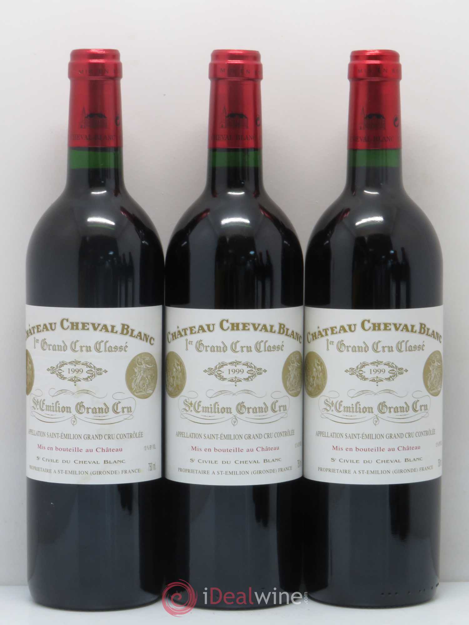Château Cheval Blanc 1er Grand Cru Classé A 1999 - Lot de 12 bouteilles - 4