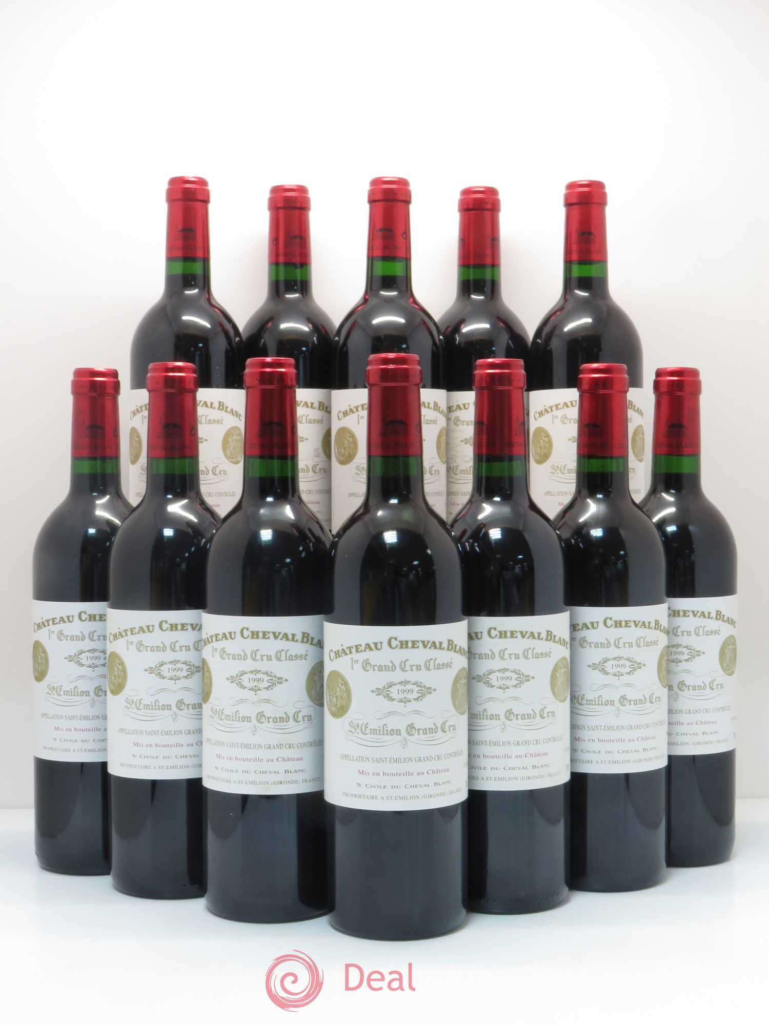 Château Cheval Blanc 1er Grand Cru Classé A 1999 - Lot de 12 bouteilles - 0