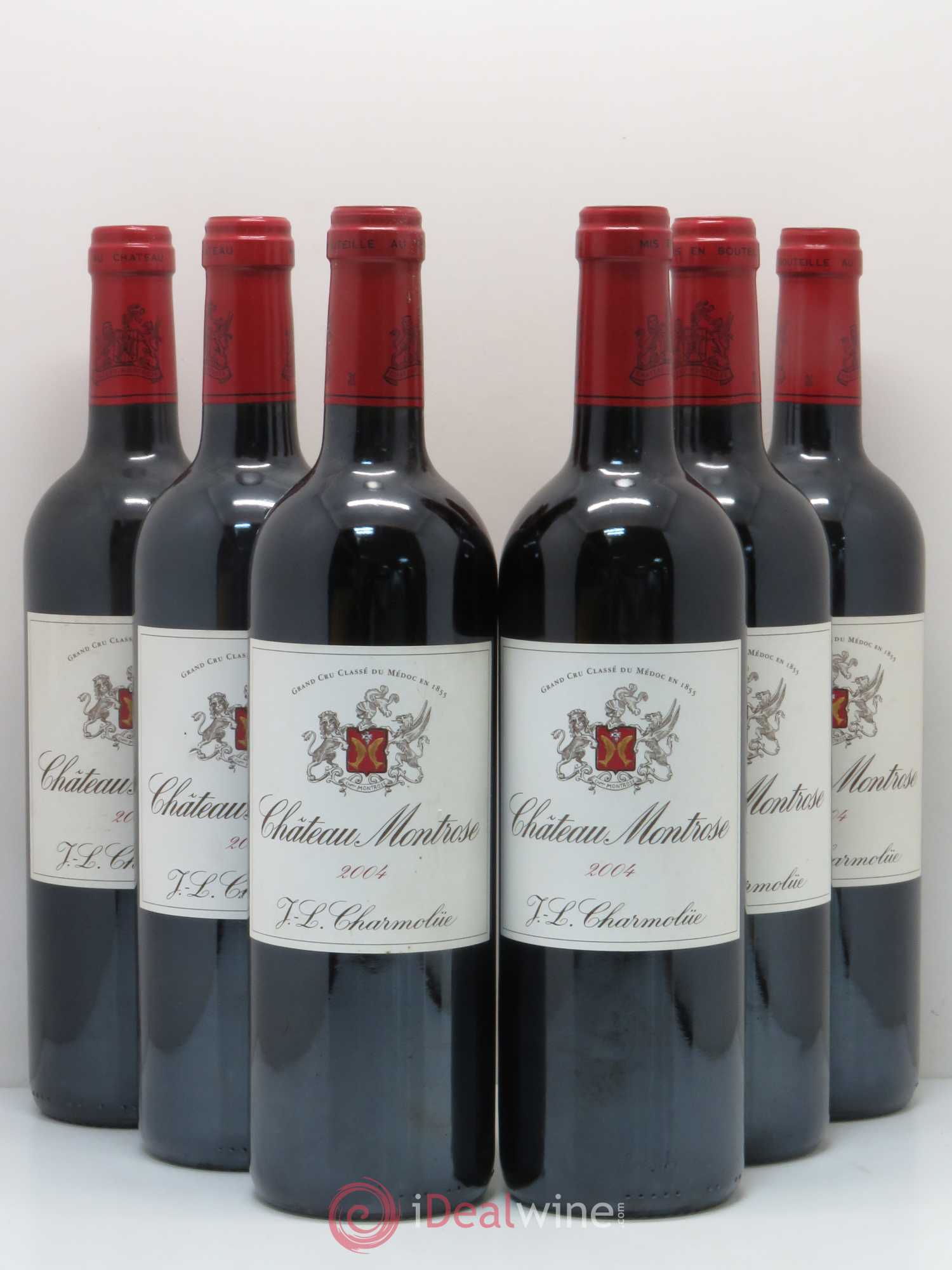 Château Montrose 2ème Grand Cru Classé 2004 - Lot de 6 bouteilles - 0