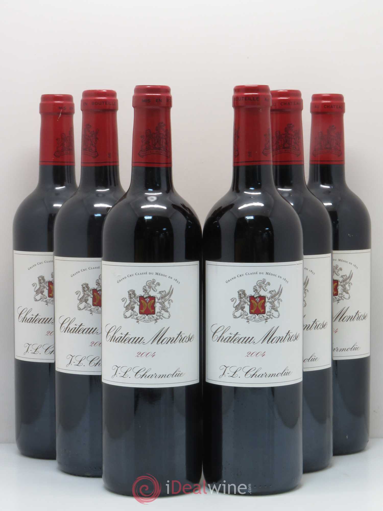 Château Montrose 2ème Grand Cru Classé 2004 - Lot de 6 bouteilles - 0
