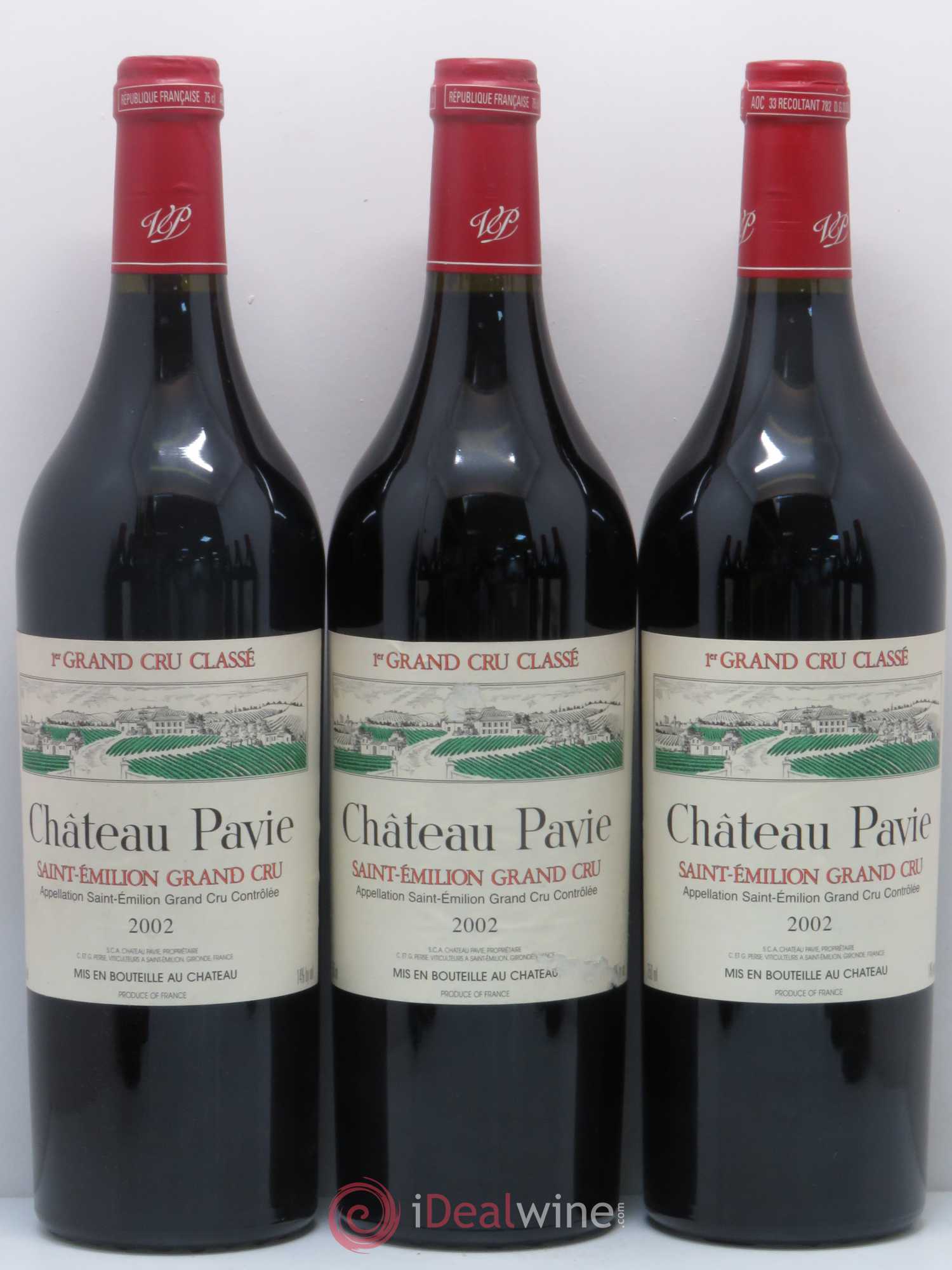 Château Pavie 1er Grand Cru Classé A 2002 - Lot de 12 bouteilles - 2