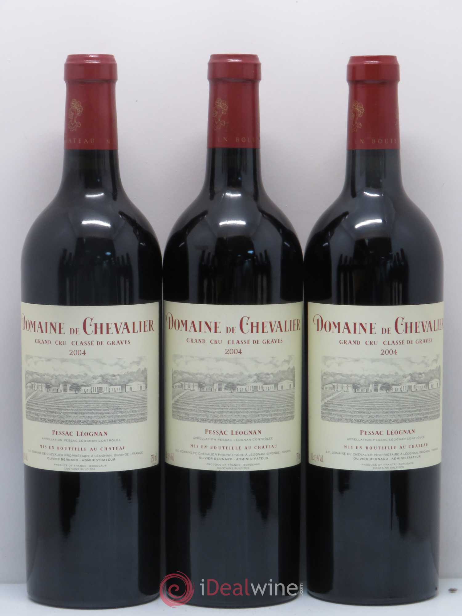 Domaine de Chevalier Cru Classé de Graves 2004 - Lot de 12 bouteilles - 1
