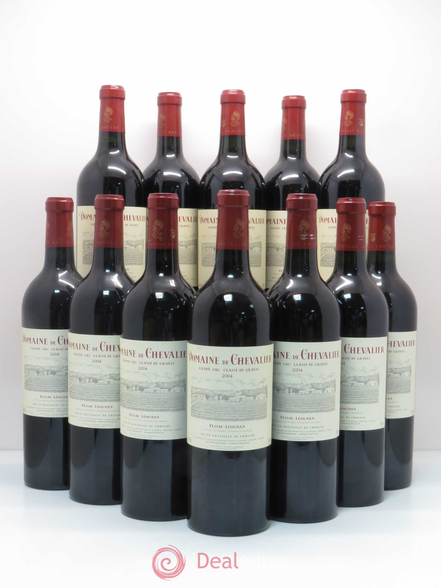 Domaine de Chevalier Cru Classé de Graves 2004 - Lot de 12 bouteilles - 0