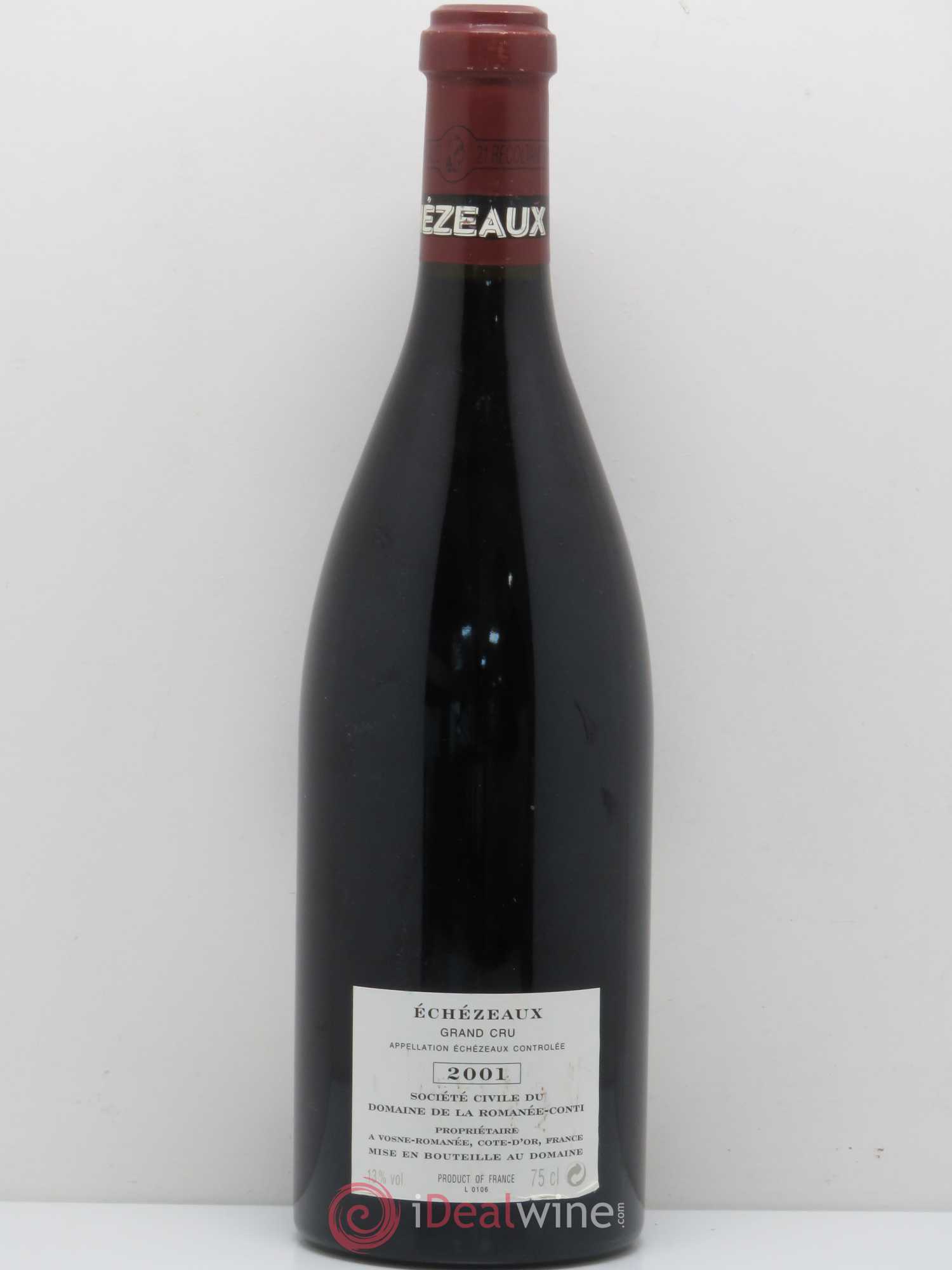 Echezeaux Grand Cru Domaine de la Romanée-Conti 2001 - Lot de 1 bouteille - 1