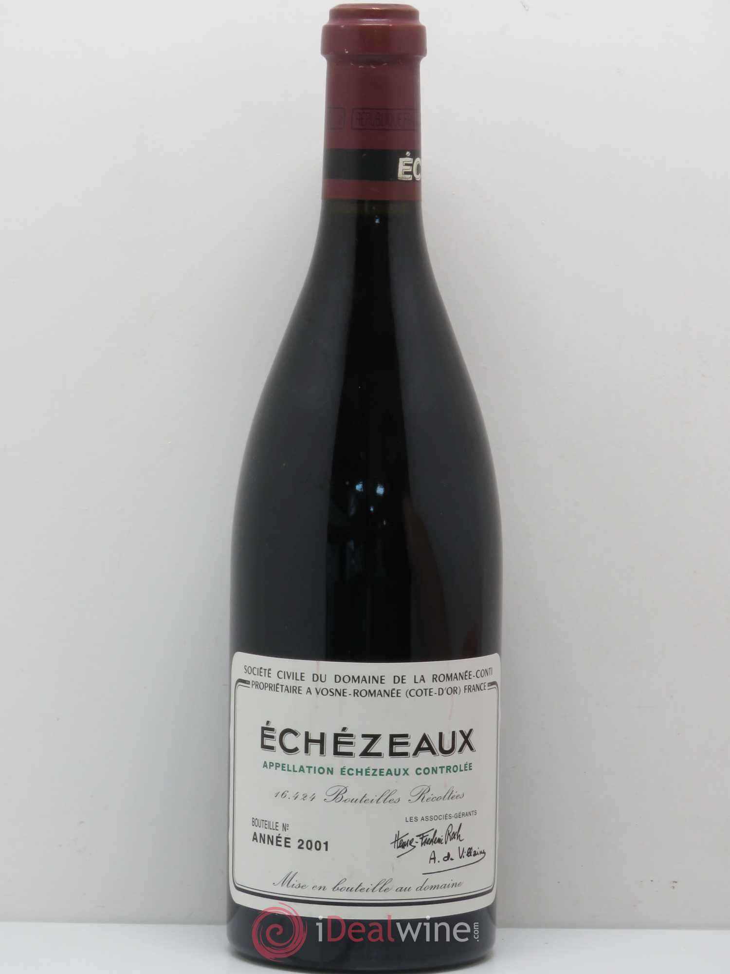 Echezeaux Grand Cru Domaine de la Romanée-Conti 2001 - Lot de 1 bouteille - 0