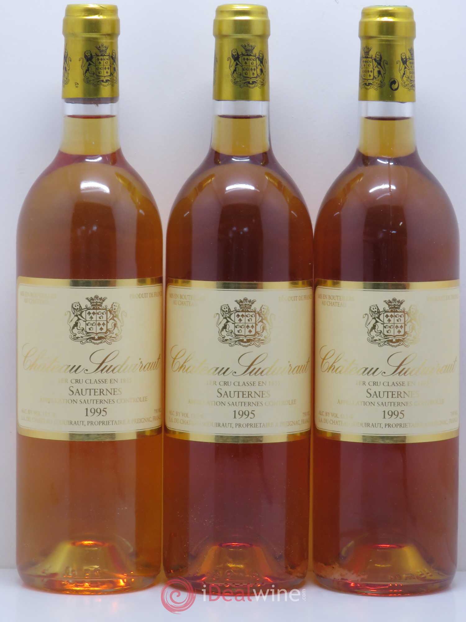 Château Suduiraut 1er Grand Cru Classé 1995 - Lotto di 6 bottiglie - 1