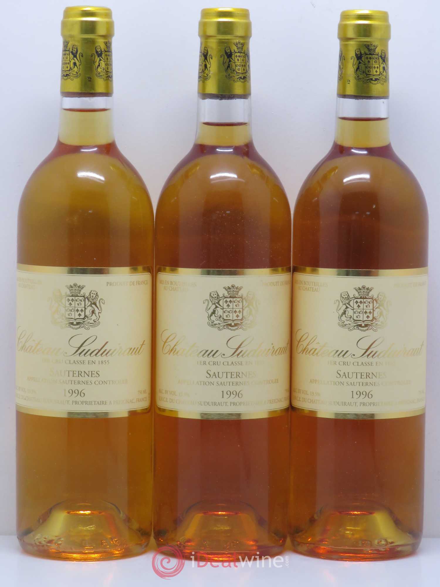 Château Suduiraut 1er Grand Cru Classé 1996 - Lotto di 6 bottiglie - 1