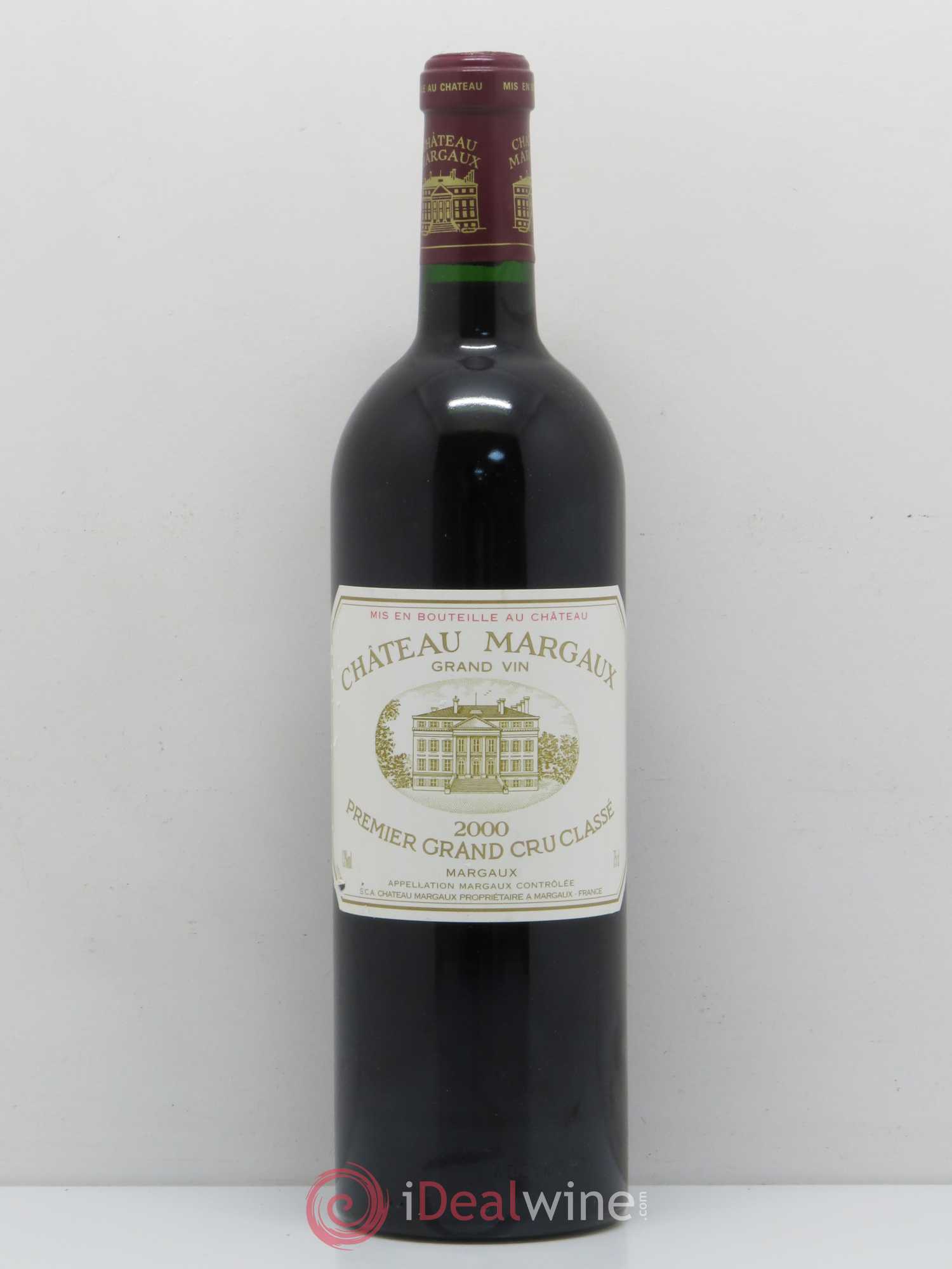 Château Margaux 1er Grand Cru Classé 2000 - Lot de 1 bouteille - 0