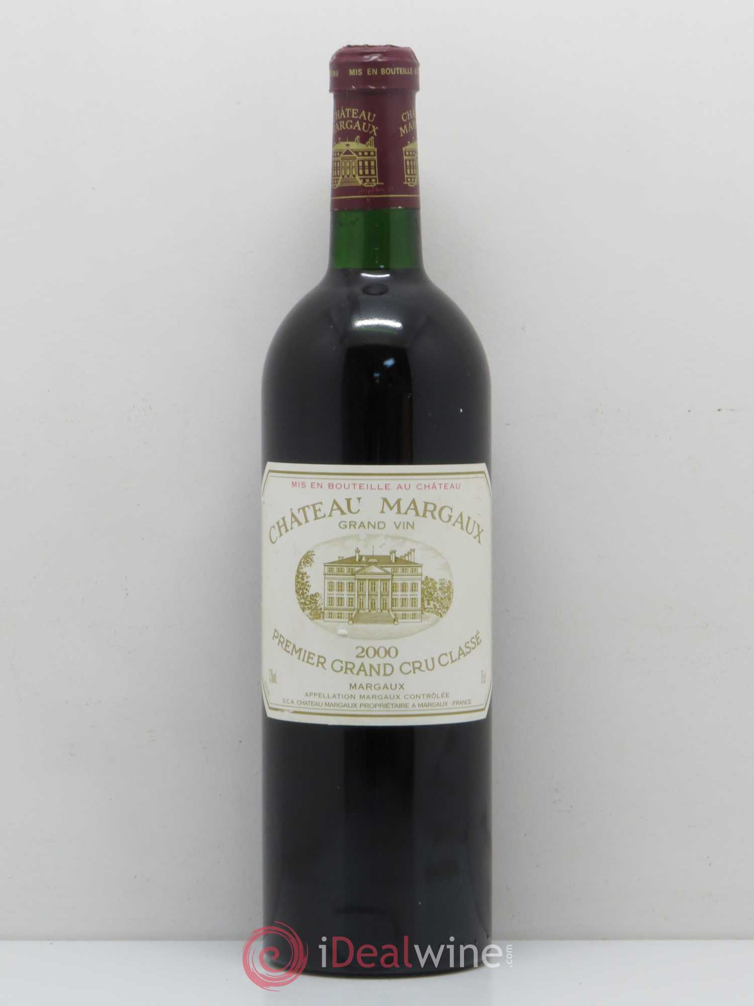 Château Margaux 1er Grand Cru Classé 2000 - Lot de 1 bouteille - 0