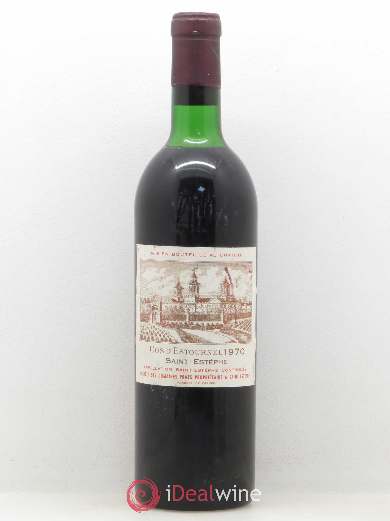 Cos d'Estournel 2ème Grand Cru Classé 1970 - Lot de 1 bouteille - 0