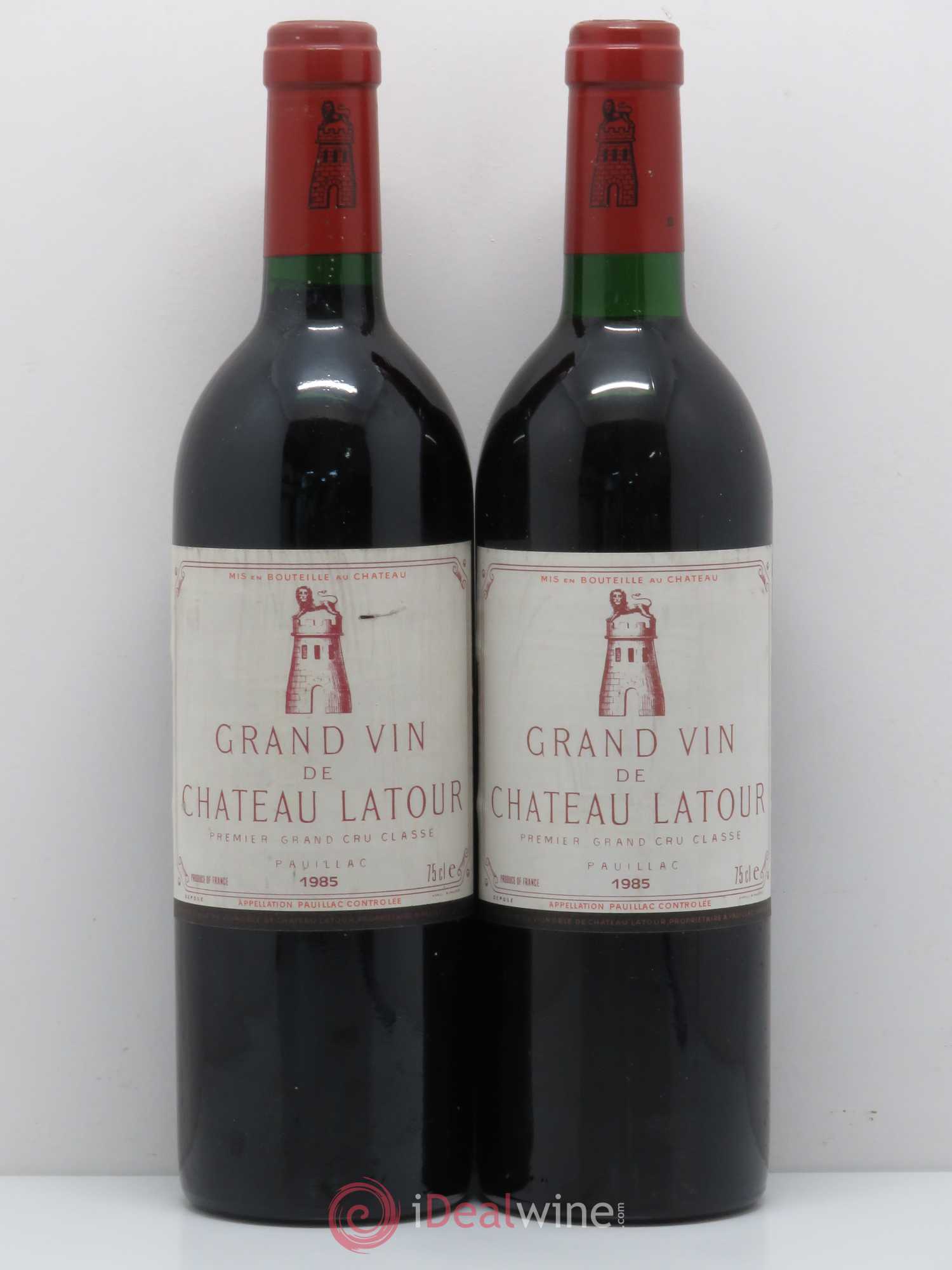 Château Latour 1er Grand Cru Classé 1985 - Lot de 2 bouteilles - 0