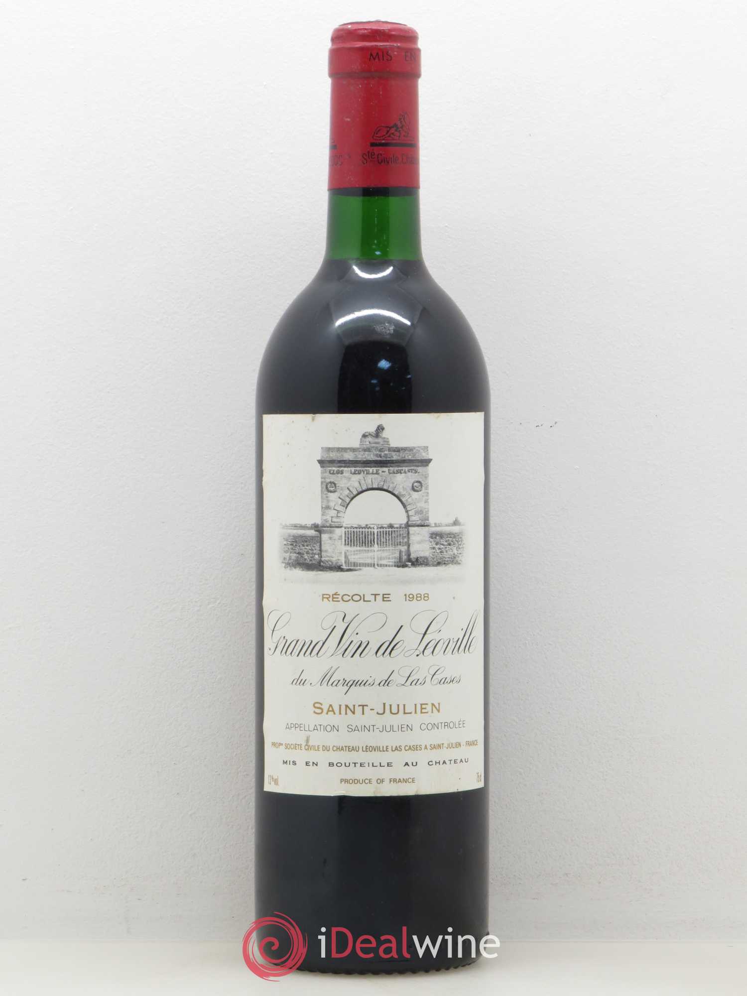 Château Léoville Las Cases 2ème Grand Cru Classé 1988 - Lot de 1 bouteille - 0