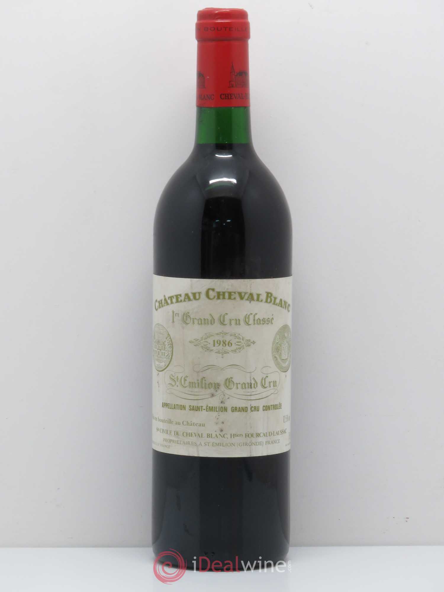Château Cheval Blanc 1er Grand Cru Classé A 1986 - Lot de 1 bouteille - 0