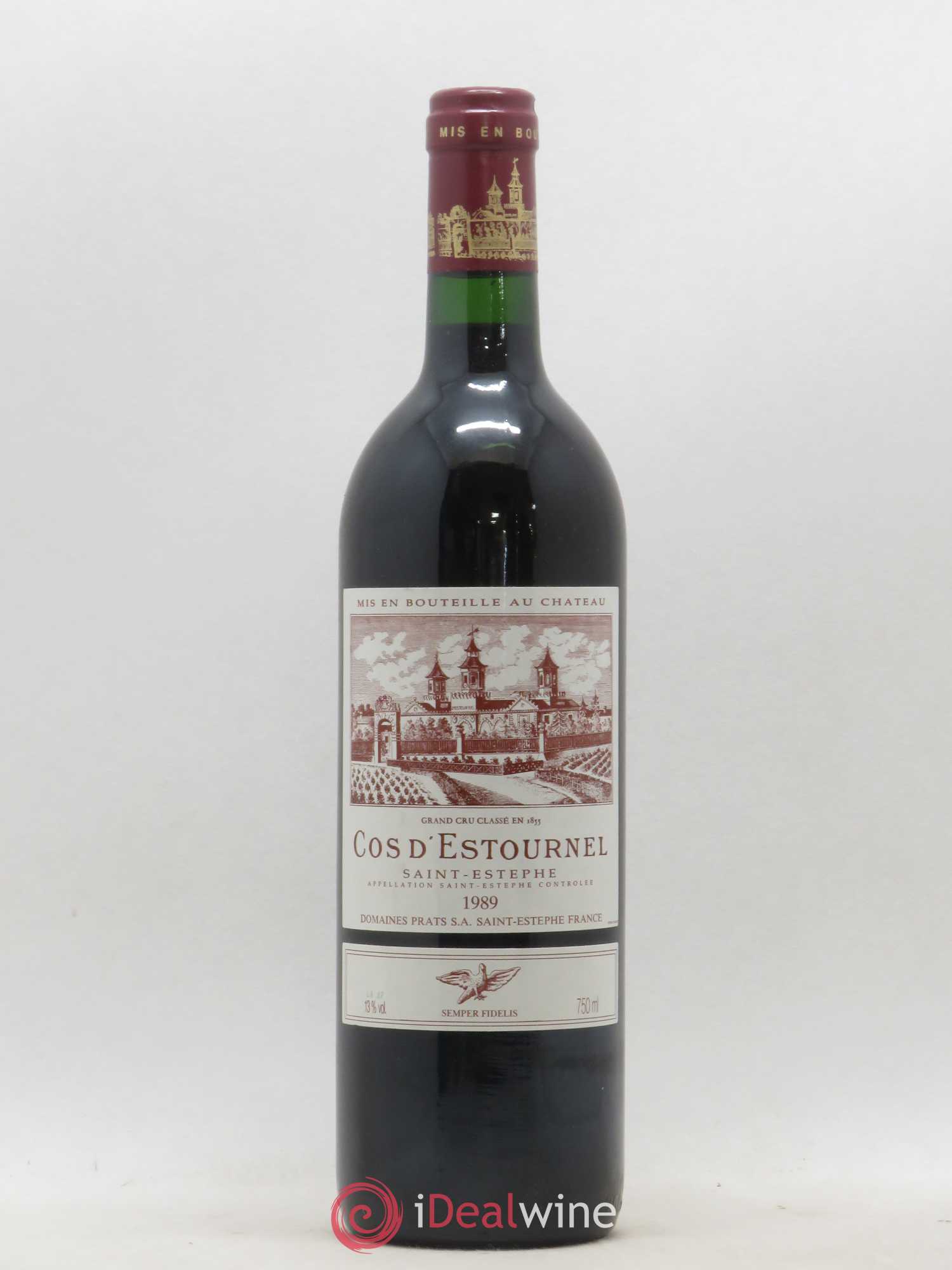 Cos d'Estournel 2ème Grand Cru Classé 1989 - Lot de 1 bouteille - 0