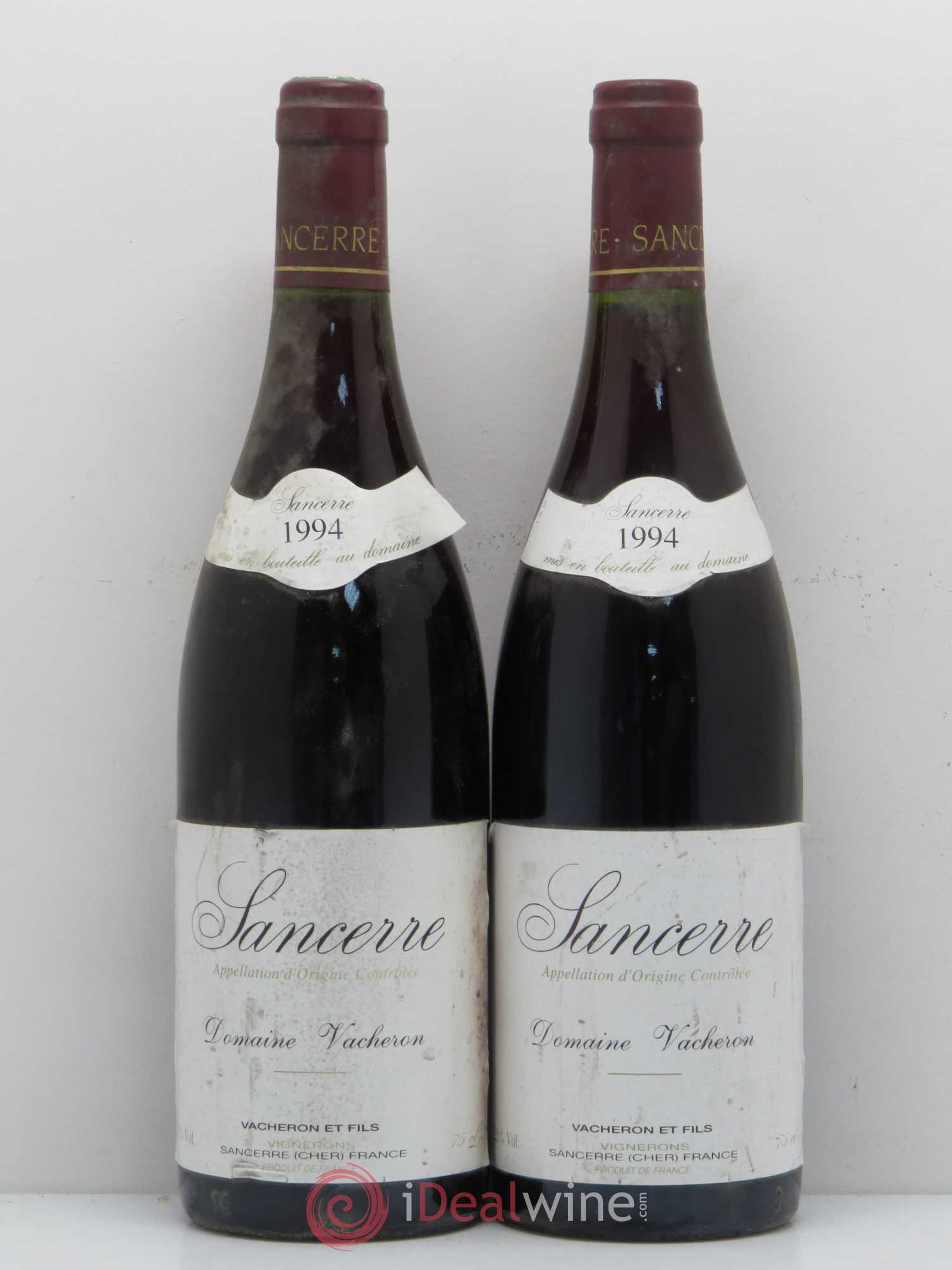 Sancerre Domaine Vacheron et Fils 1994 - Lot de 2 bouteilles - 0