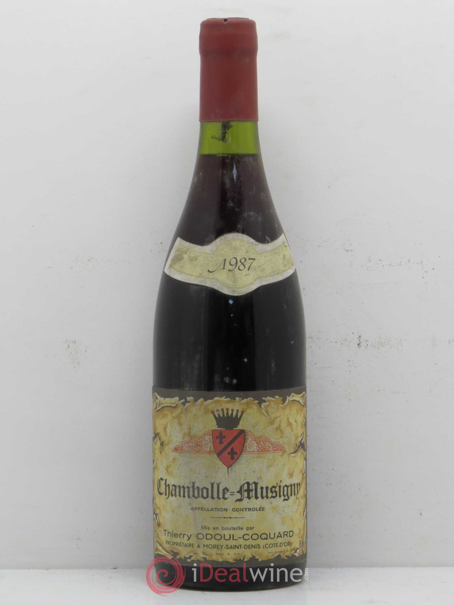 Chambolle-Musigny Domaine Odoul Coquard 1987 - Posten von 1 Flasche - 0