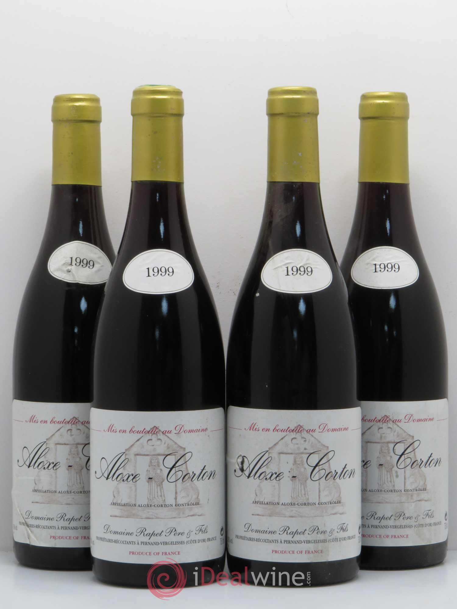 Aloxe-Corton Domaine Rapet Pere et Fils 1999 - Posten von 4 Flaschen - 0