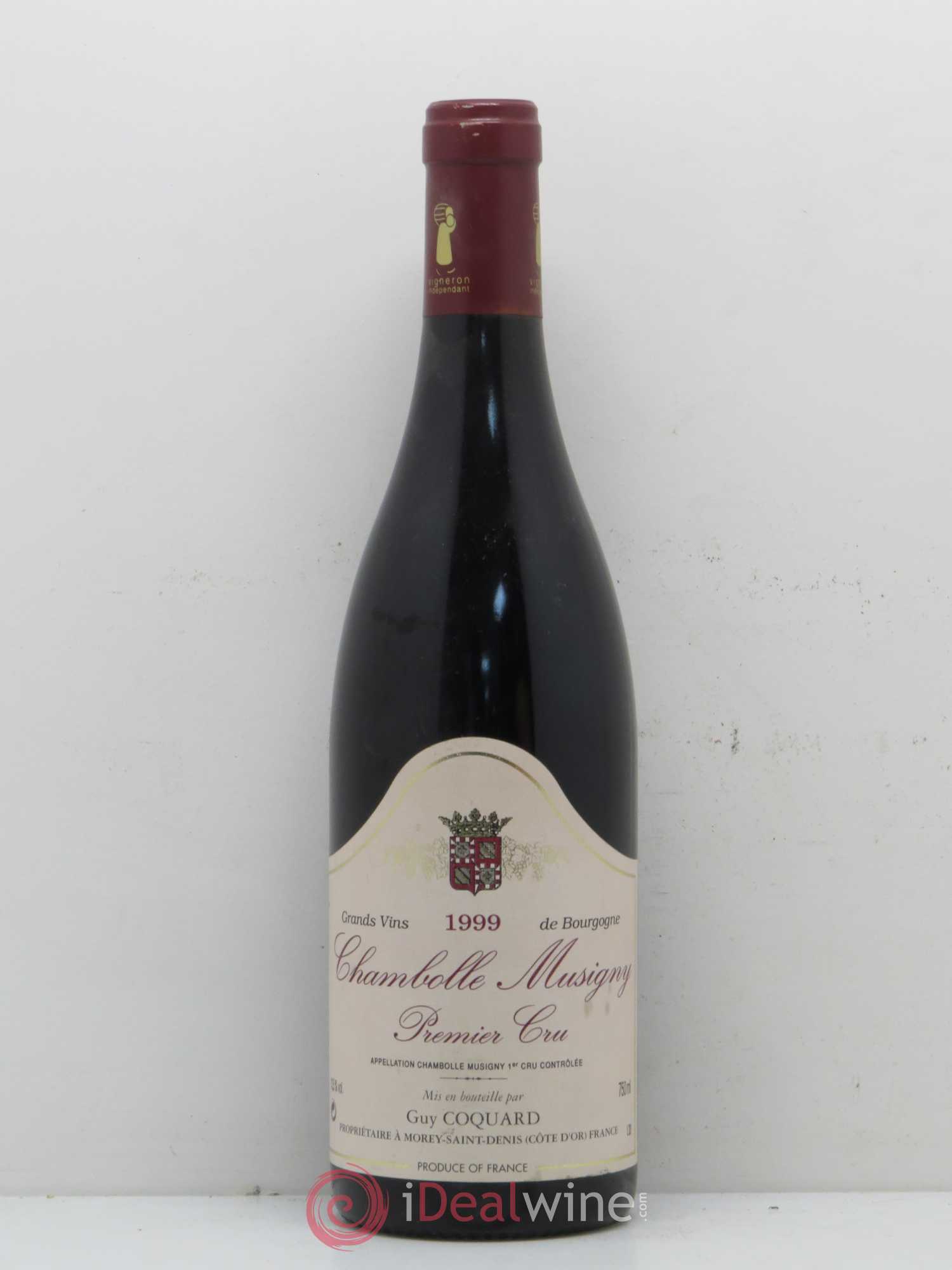 Chambolle-Musigny 1er Cru Domaine Guy Coquard 1999 - Posten von 1 Flasche - 0