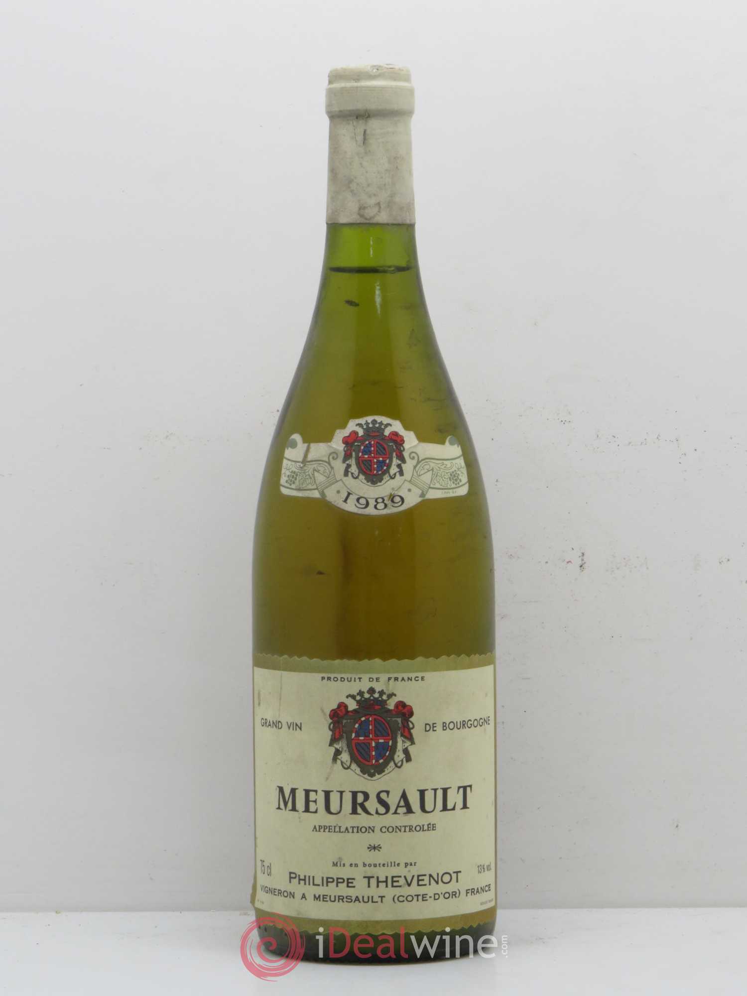 Meursault Domaine Philippe Thevenot 1989 - Posten von 1 Flasche - 0