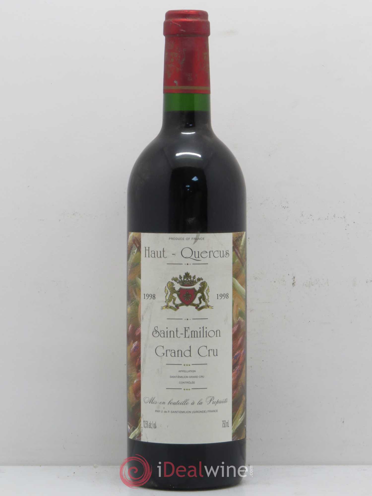 Château Haut-Quercus 1998 - Lot de 1 bouteille - 0