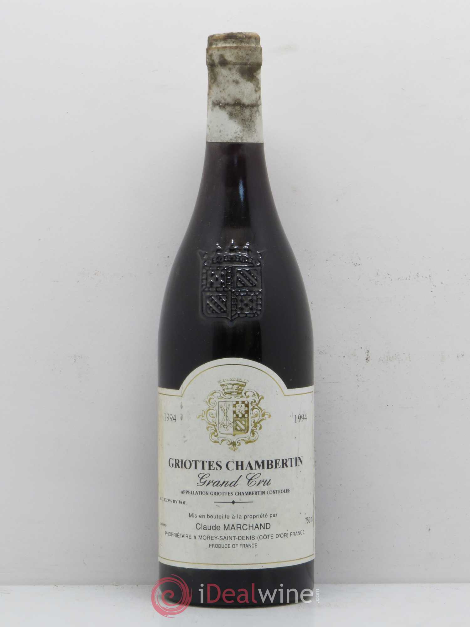 Griotte-Chambertin Grand Cru Domaine Marchand Freres 1994 - Lot de 1 bouteille - 0