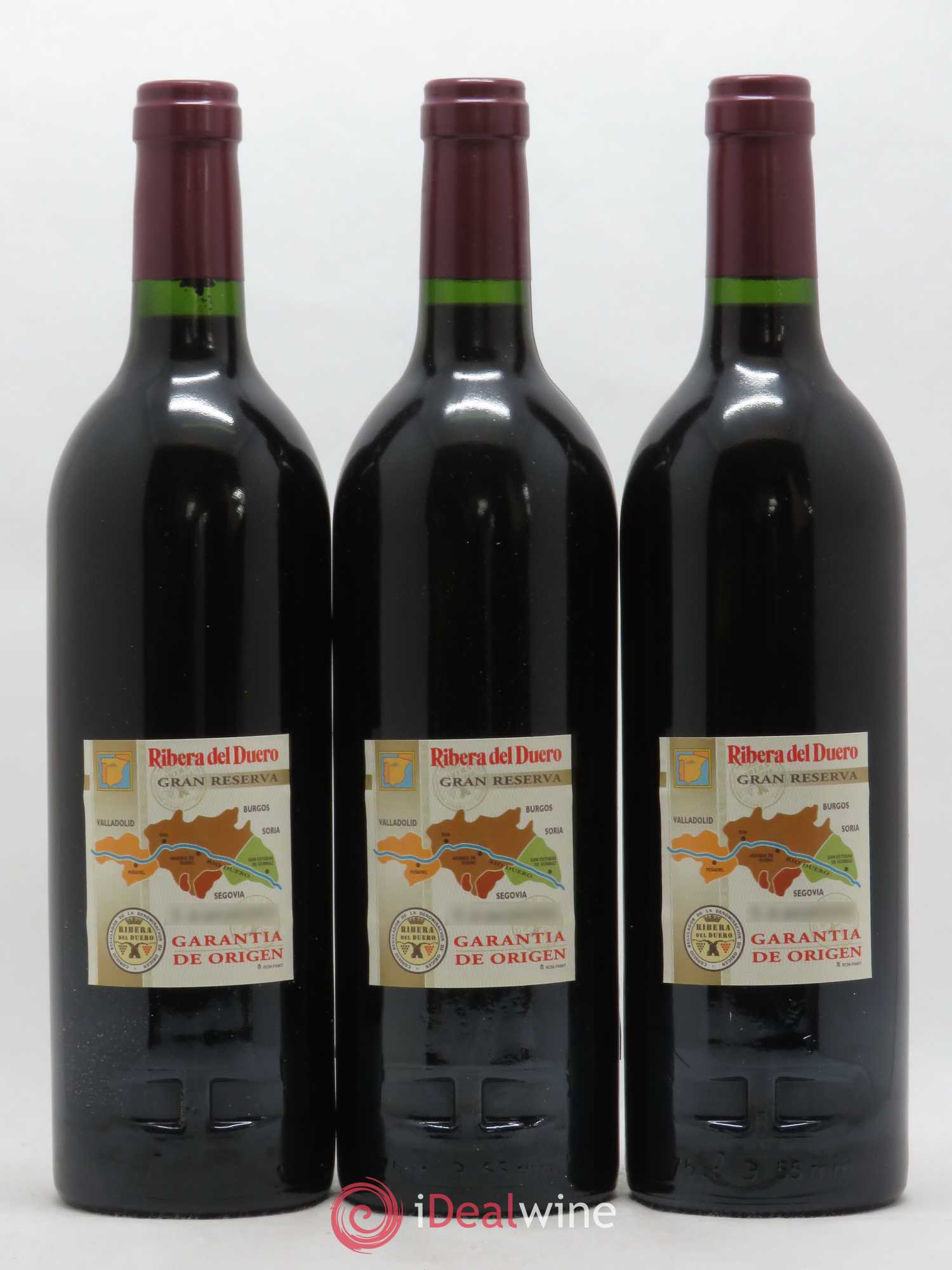 Ribera Del Duero DO Vega Sicilia Unico Famille Alvarez 1994 - Lot de 3 bouteilles - 1