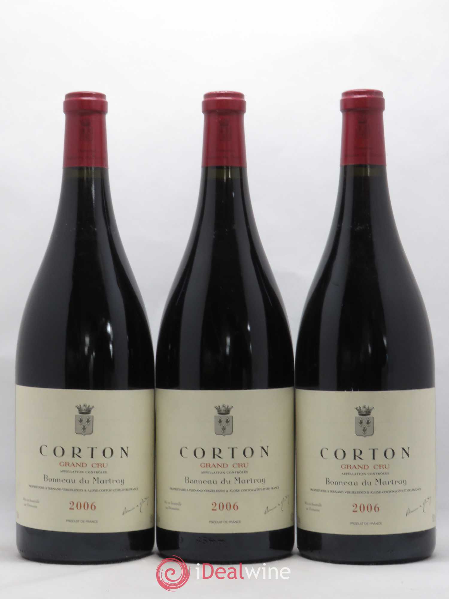 Corton Grand Cru Bonneau du Martray (Domaine) 2006 - Lot de 3 magnums - 0