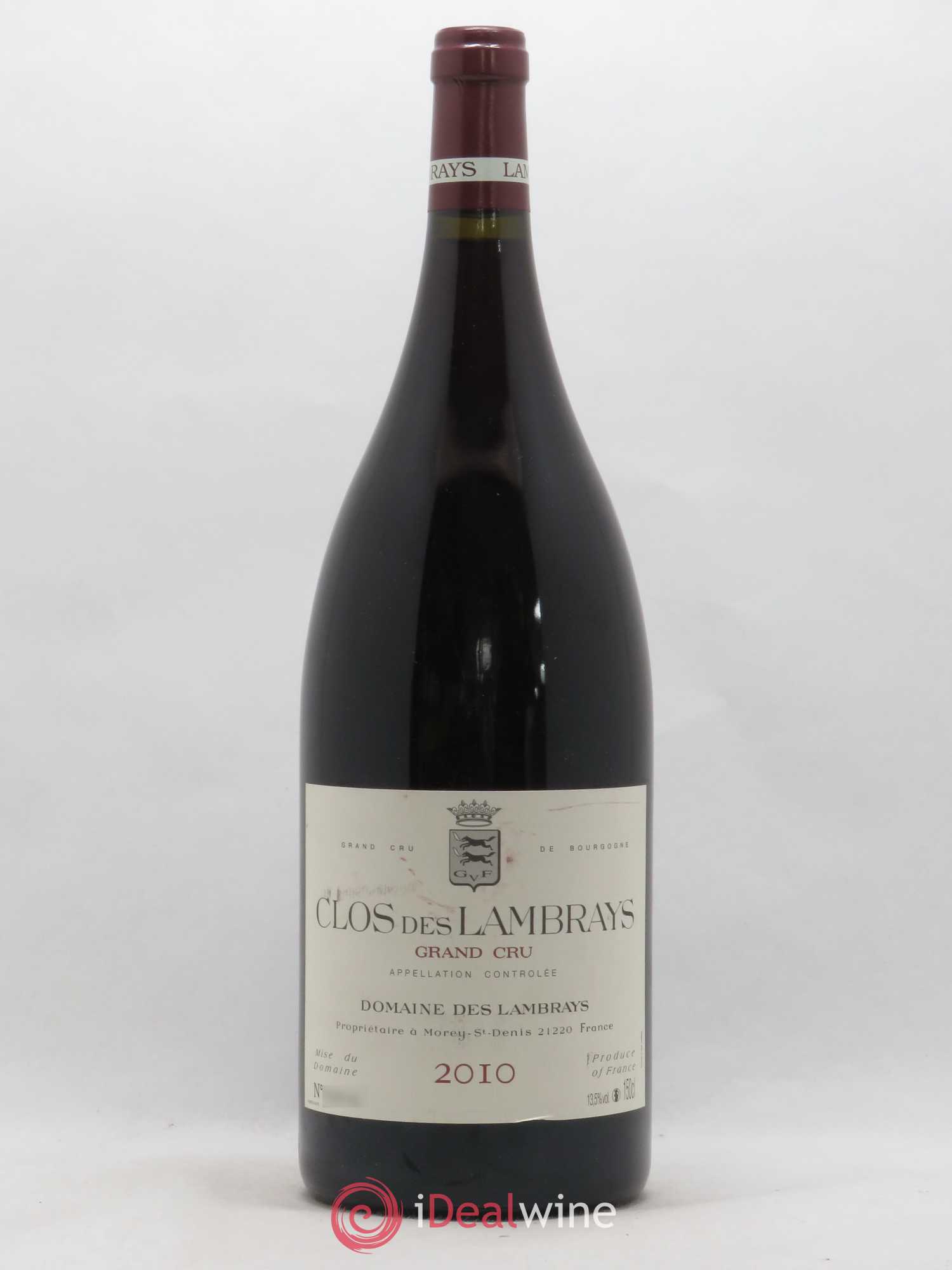 Clos des Lambrays Grand Cru Domaine des Lambrays 2010 - Lot de 1 magnum - 0